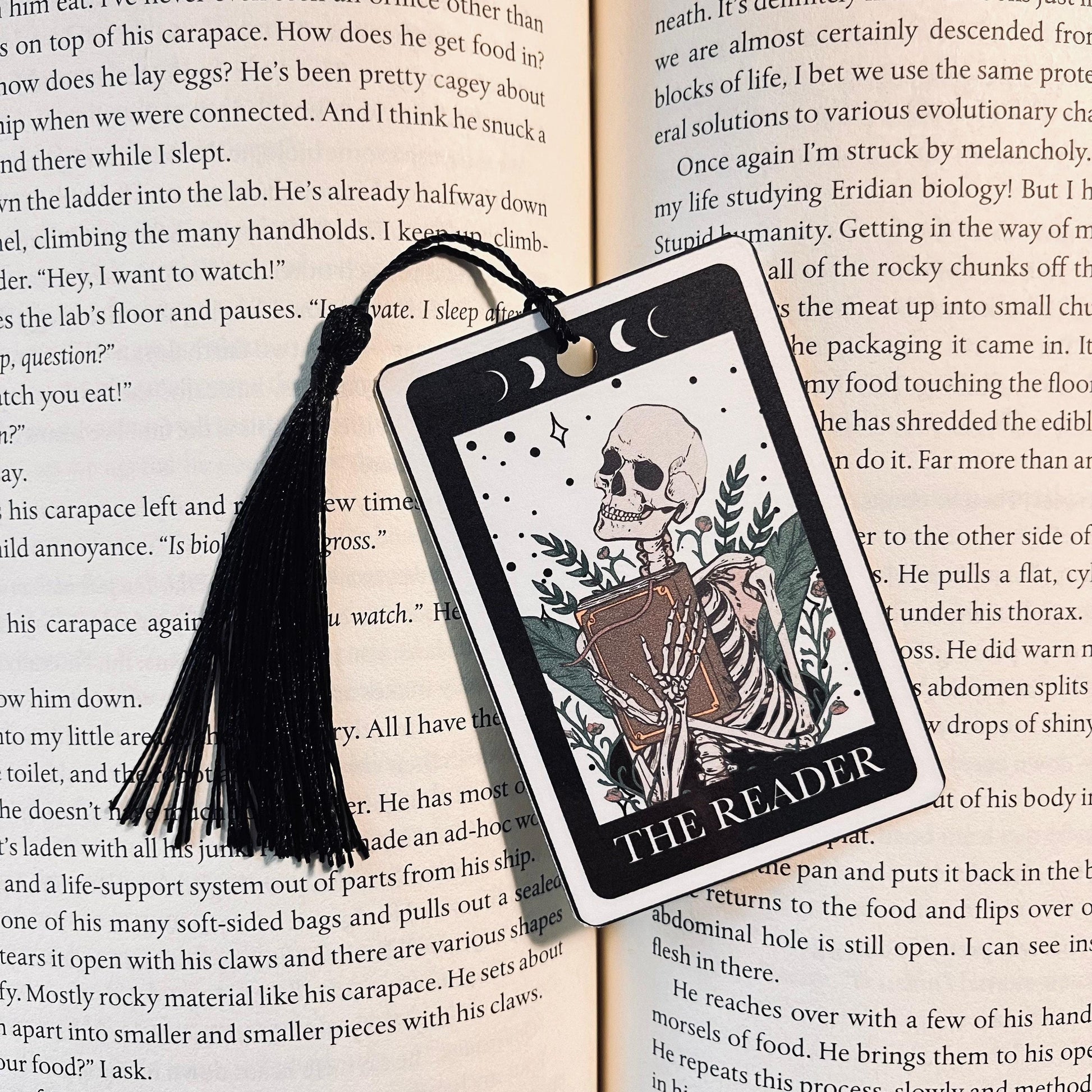 Tarot Card Bookmark: Gothic Style - Book Lover Gift Idea bookmark by Magic & Meaning