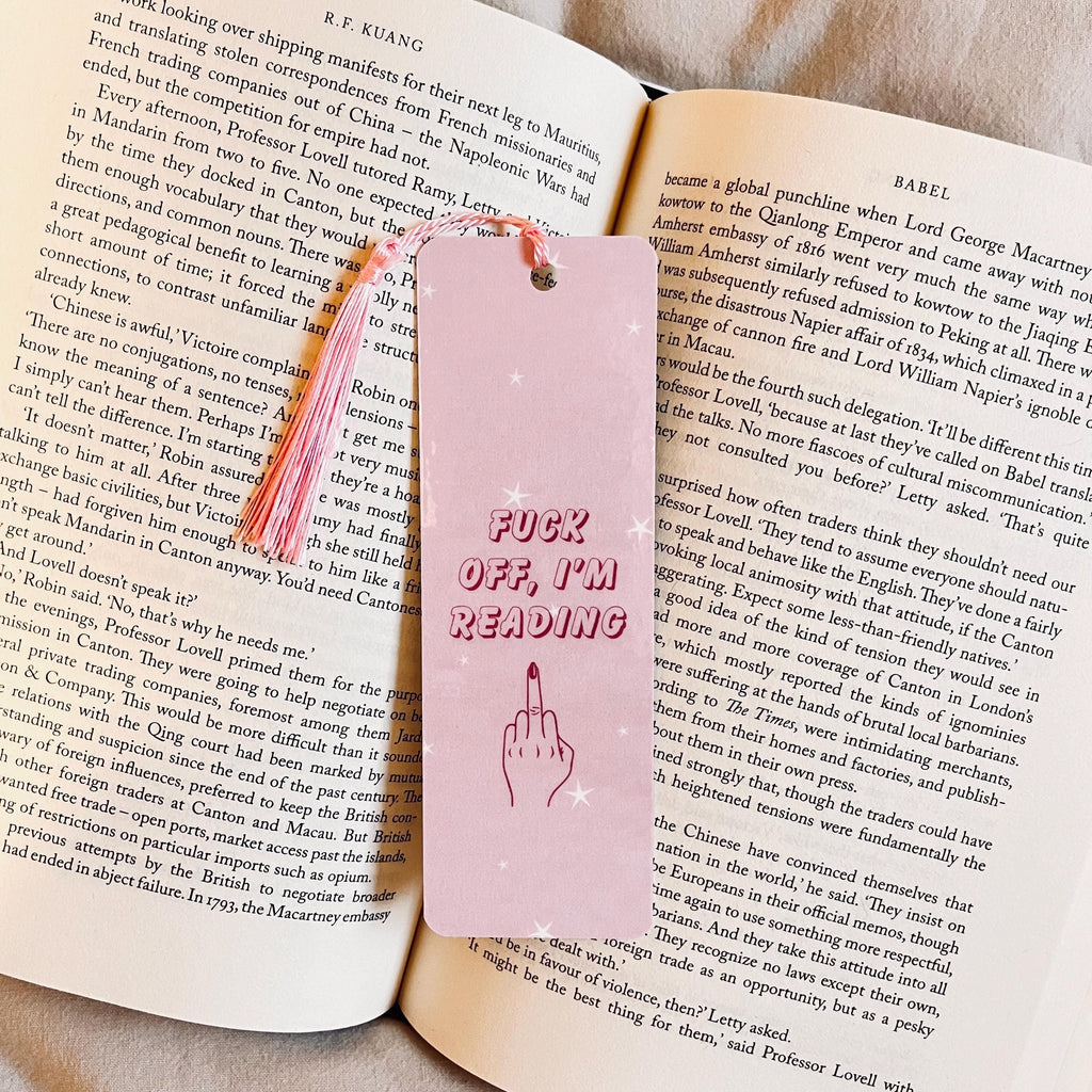 Funny Bookmark: Pink Sassy Quote bookmark by Magic & Meaning