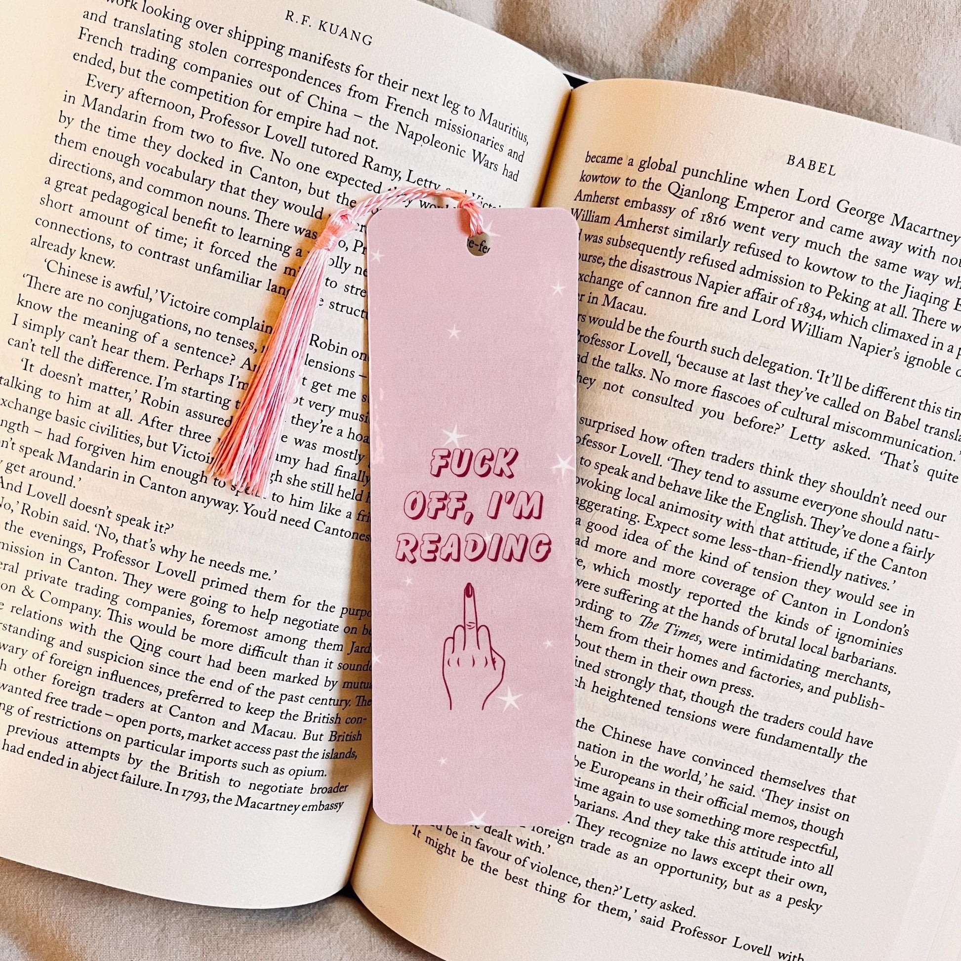Funny Bookmark: Pink Sassy Quote bookmark by Magic & Meaning