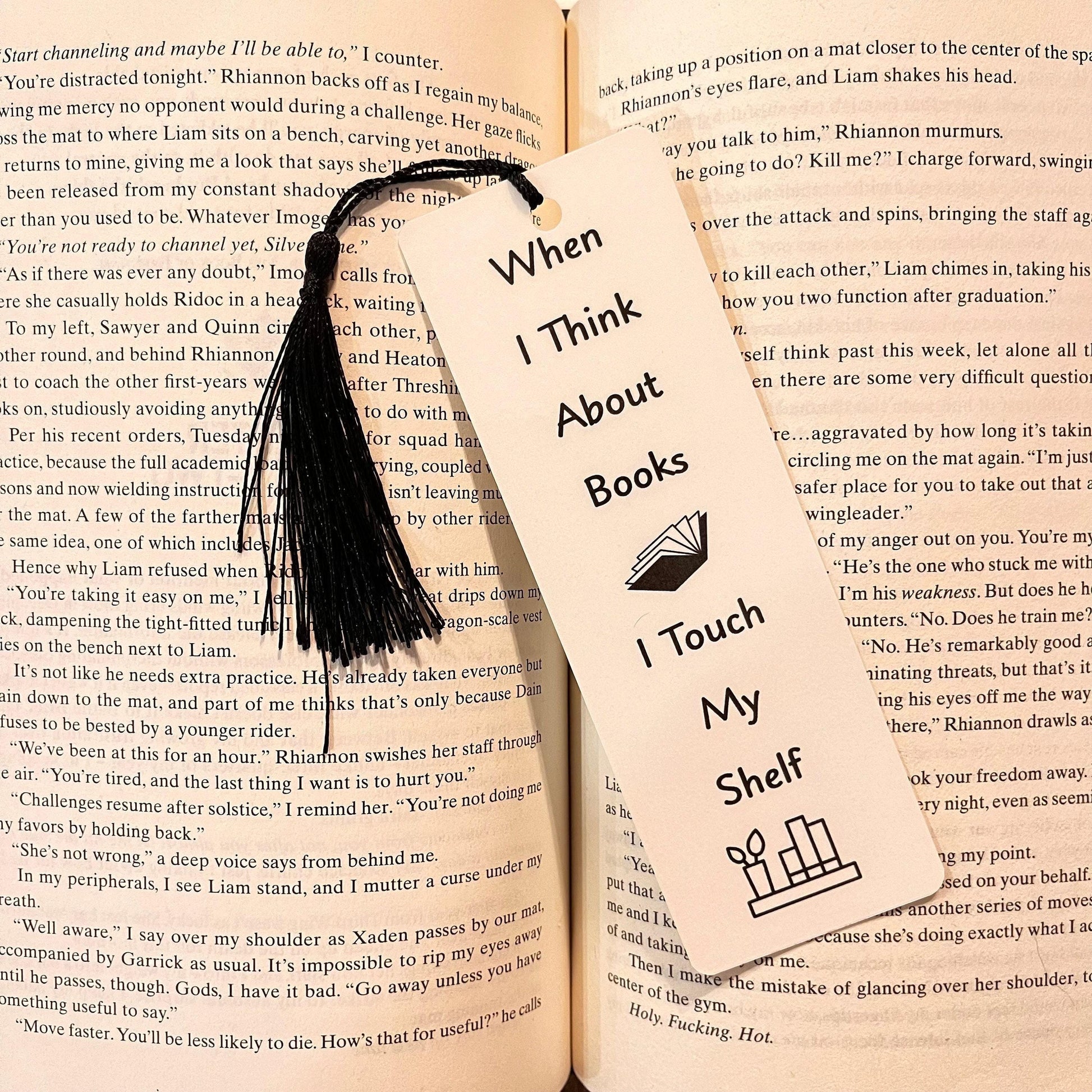 Funny Book Lover Bookmark: Sarcastic Quote, Reading Humor bookmark by Magic & Meaning