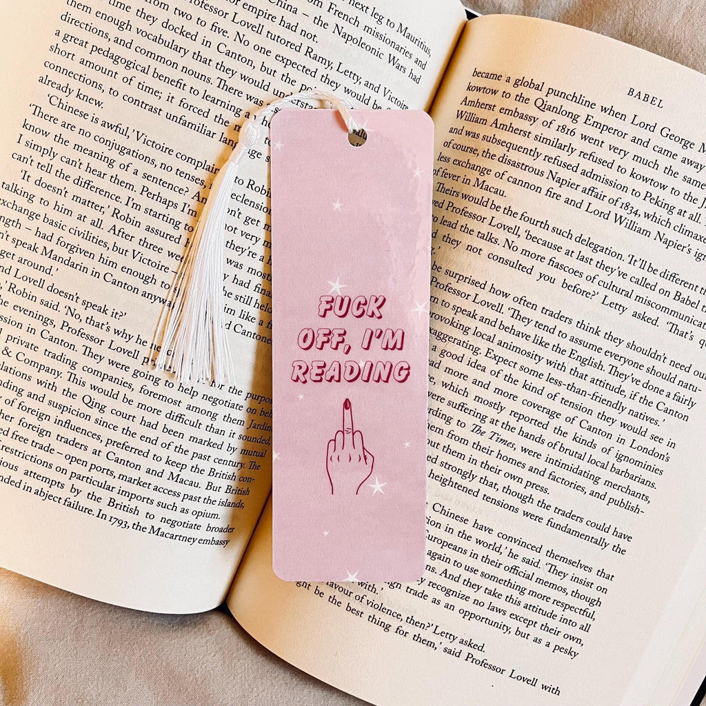 Funny Bookmark: Pink Sassy Quote bookmark by Magic & Meaning