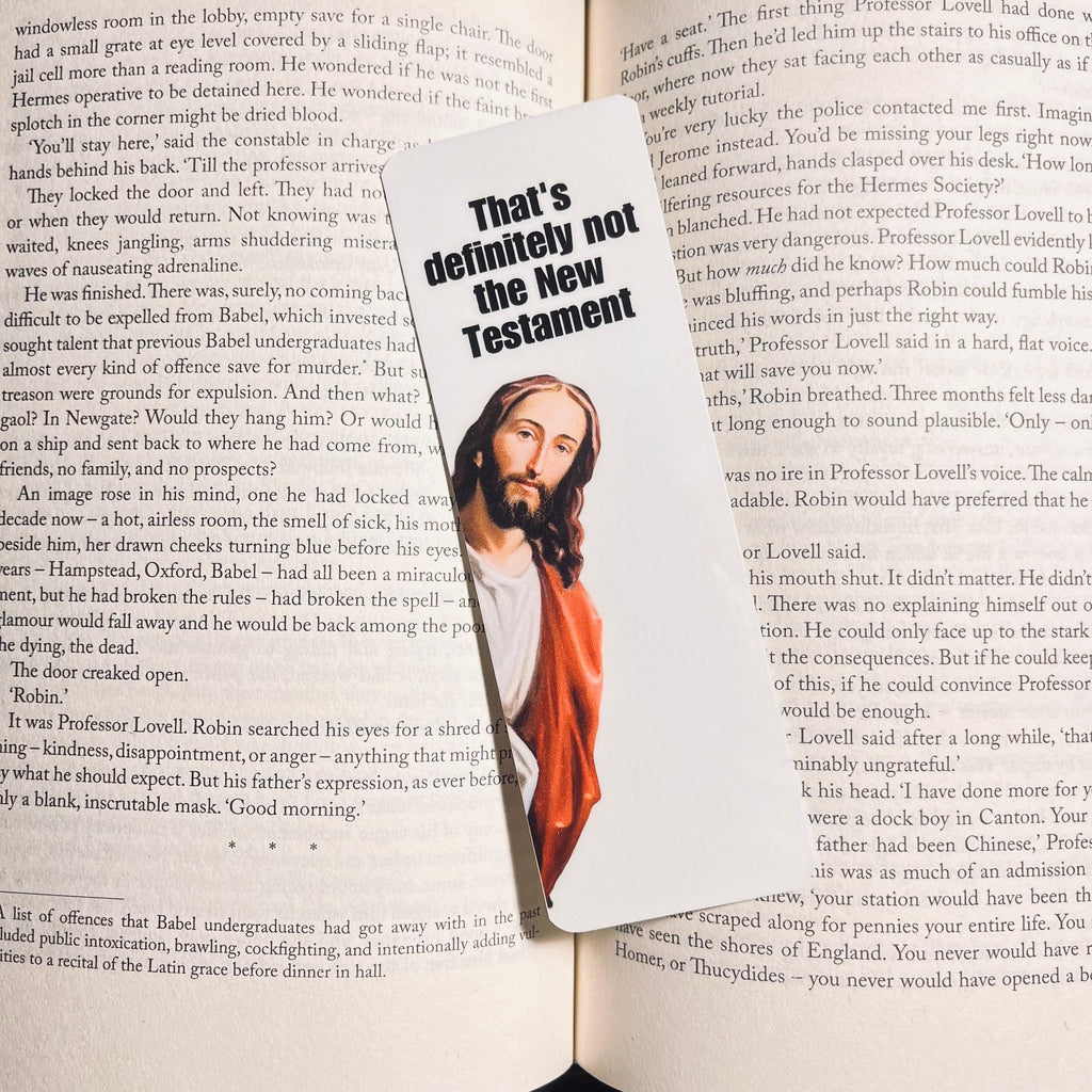 Funny Bookmark: Smut Jesus Design - Quirky bookmark by Magic & Meaning