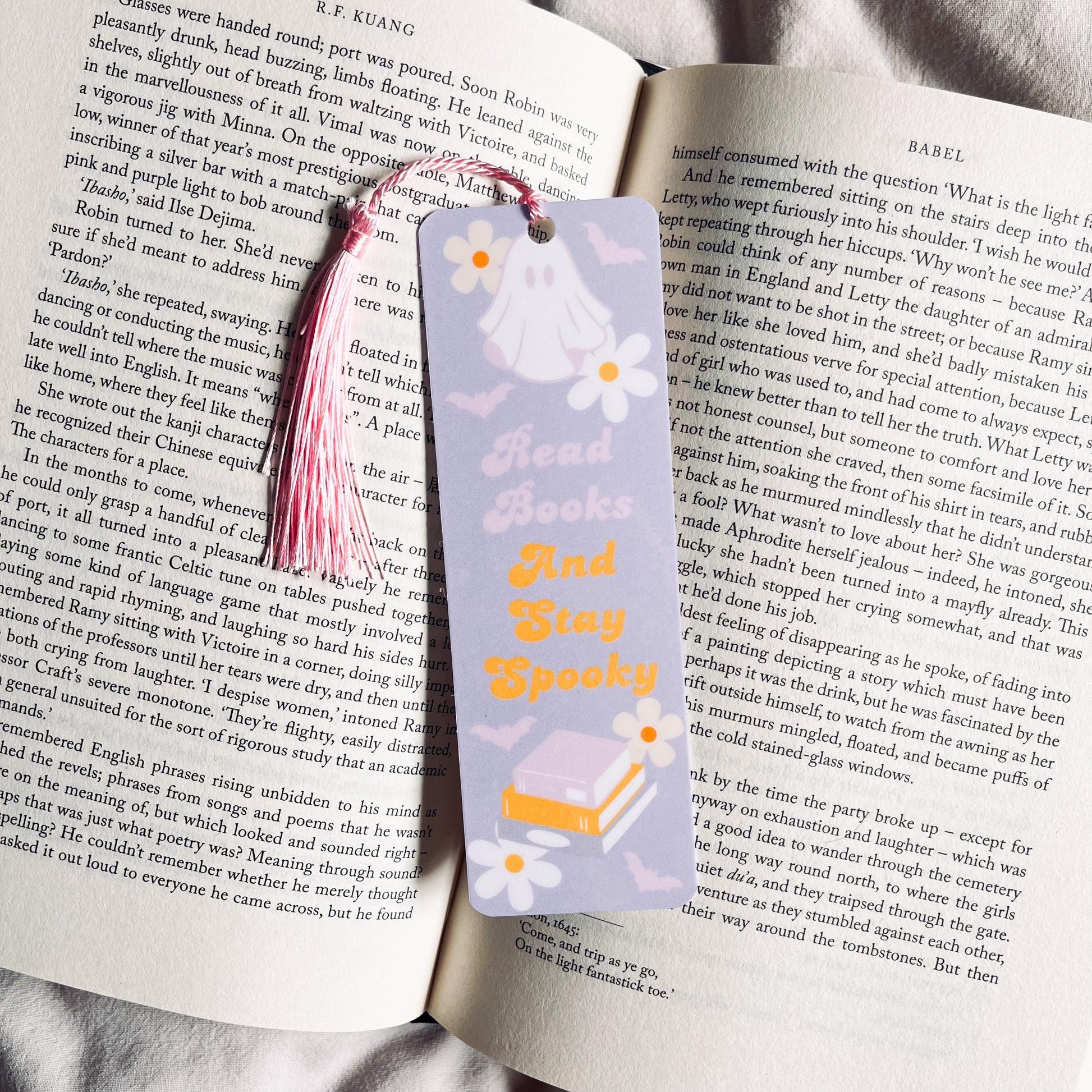 Ghost Bookmark for Halloween - Cute bookmark by Magic & Meaning