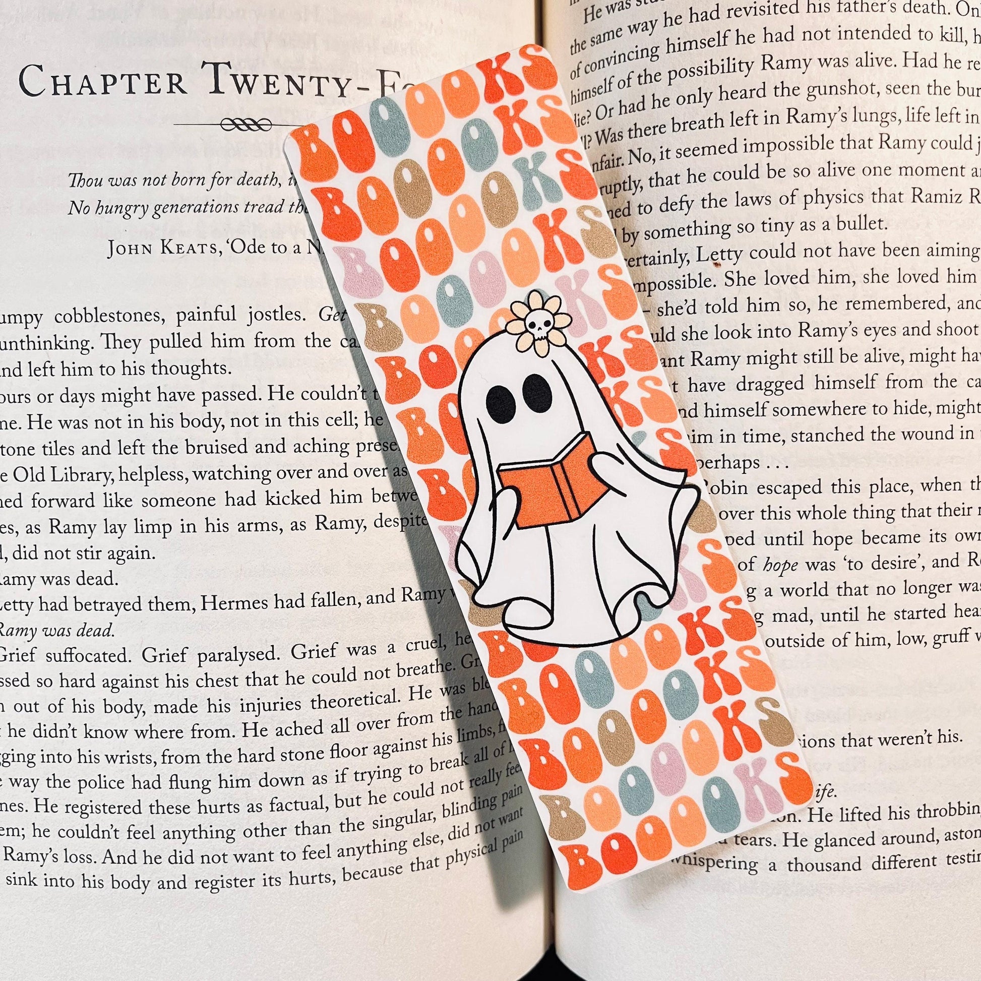 Ghost Bookmark - Halloween Style bookmark by Magic & Meaning
