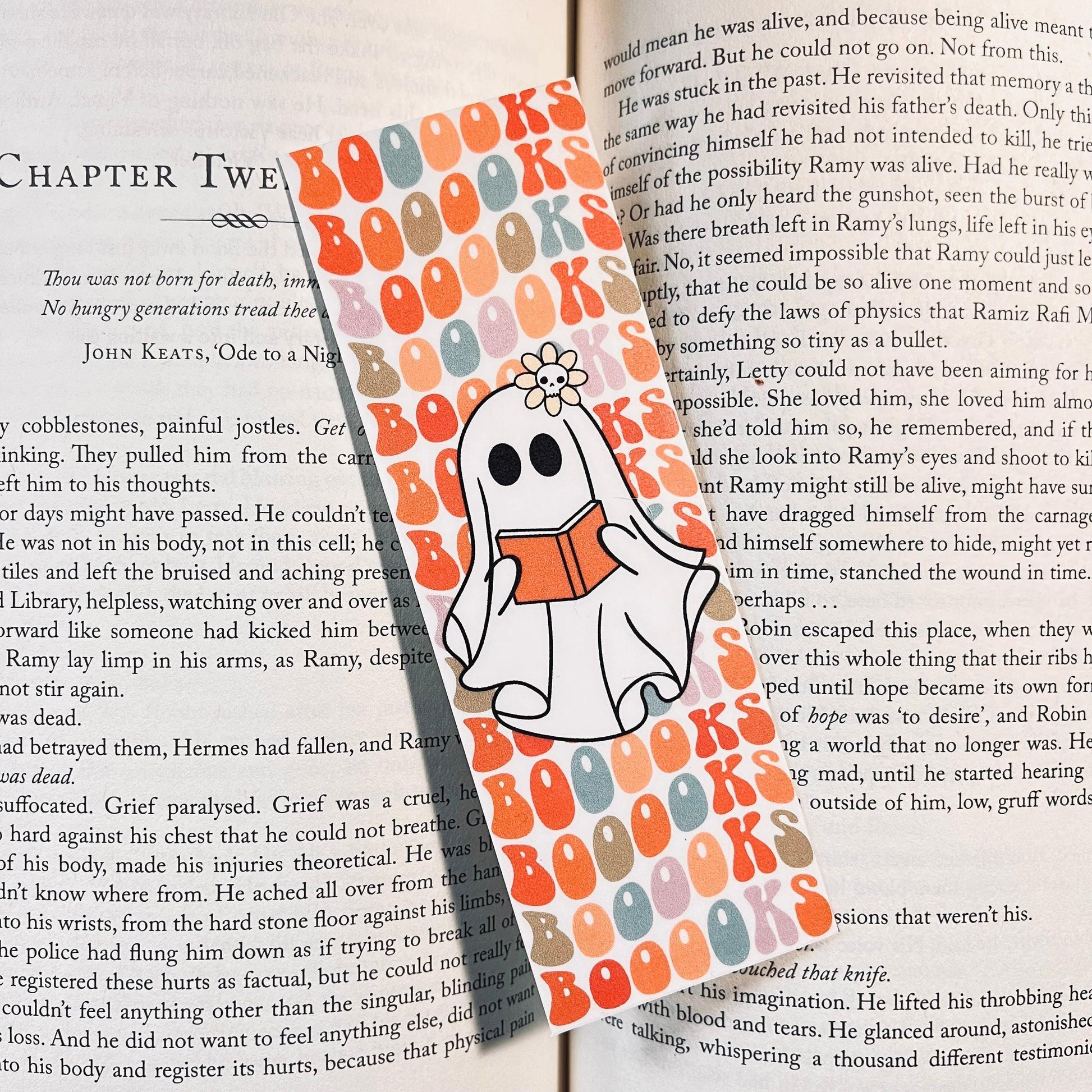 Ghost Bookmark - Halloween Style bookmark by Magic & Meaning