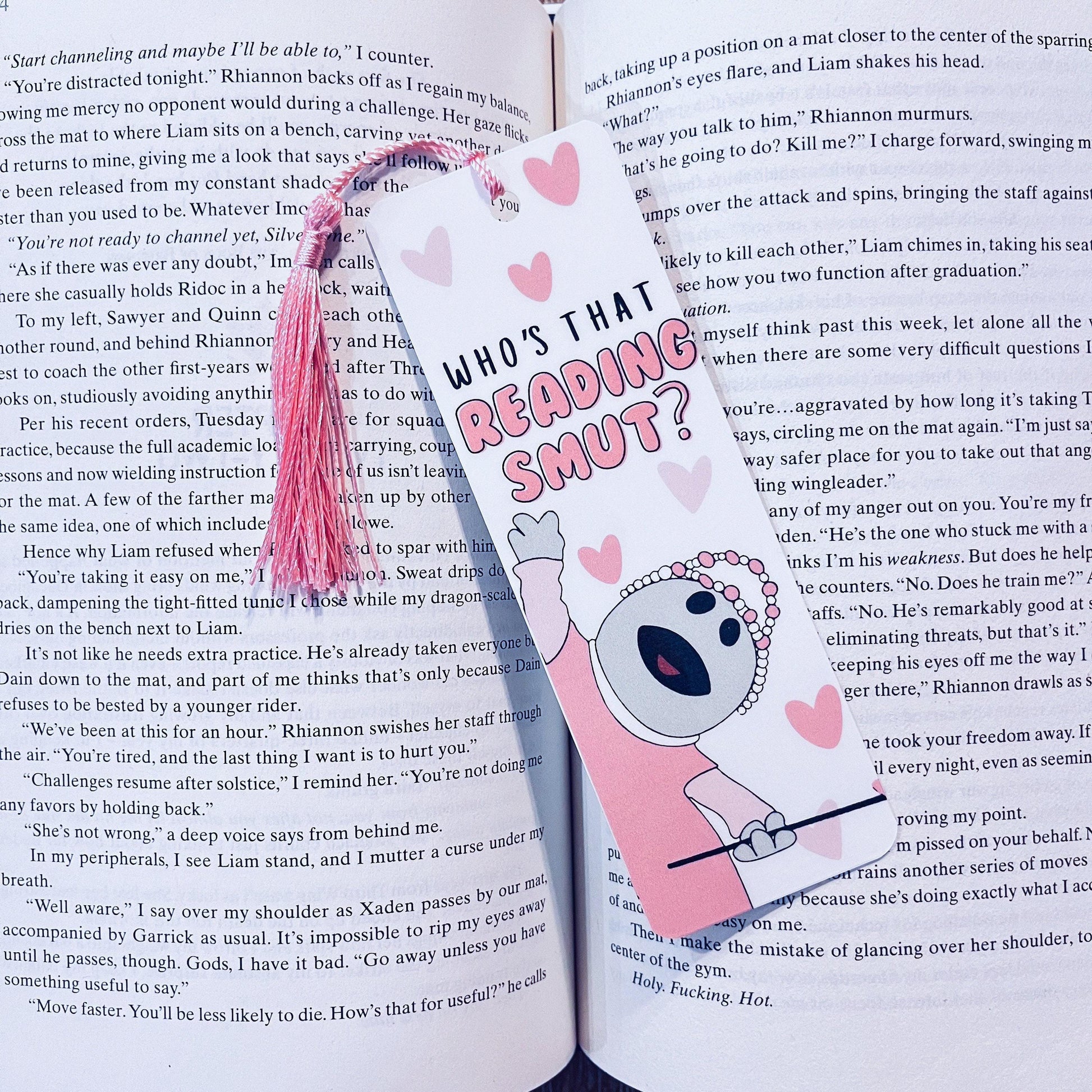 Funny Smut Bookmark: Book Lover Gift with Sarcastic Quotes (Cute) bookmark by Magic & Meaning