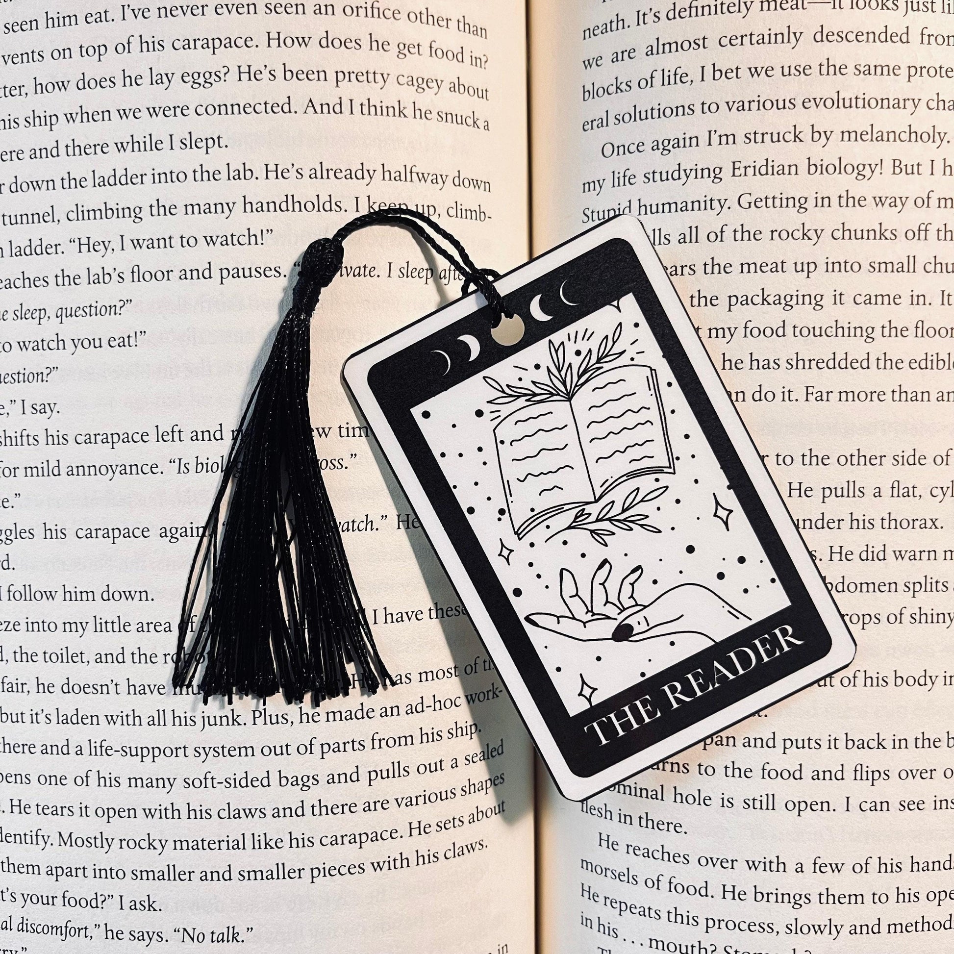 Tarot Card Bookmark: Gothic Reading Accessory (Handmade) bookmark by Magic & Meaning