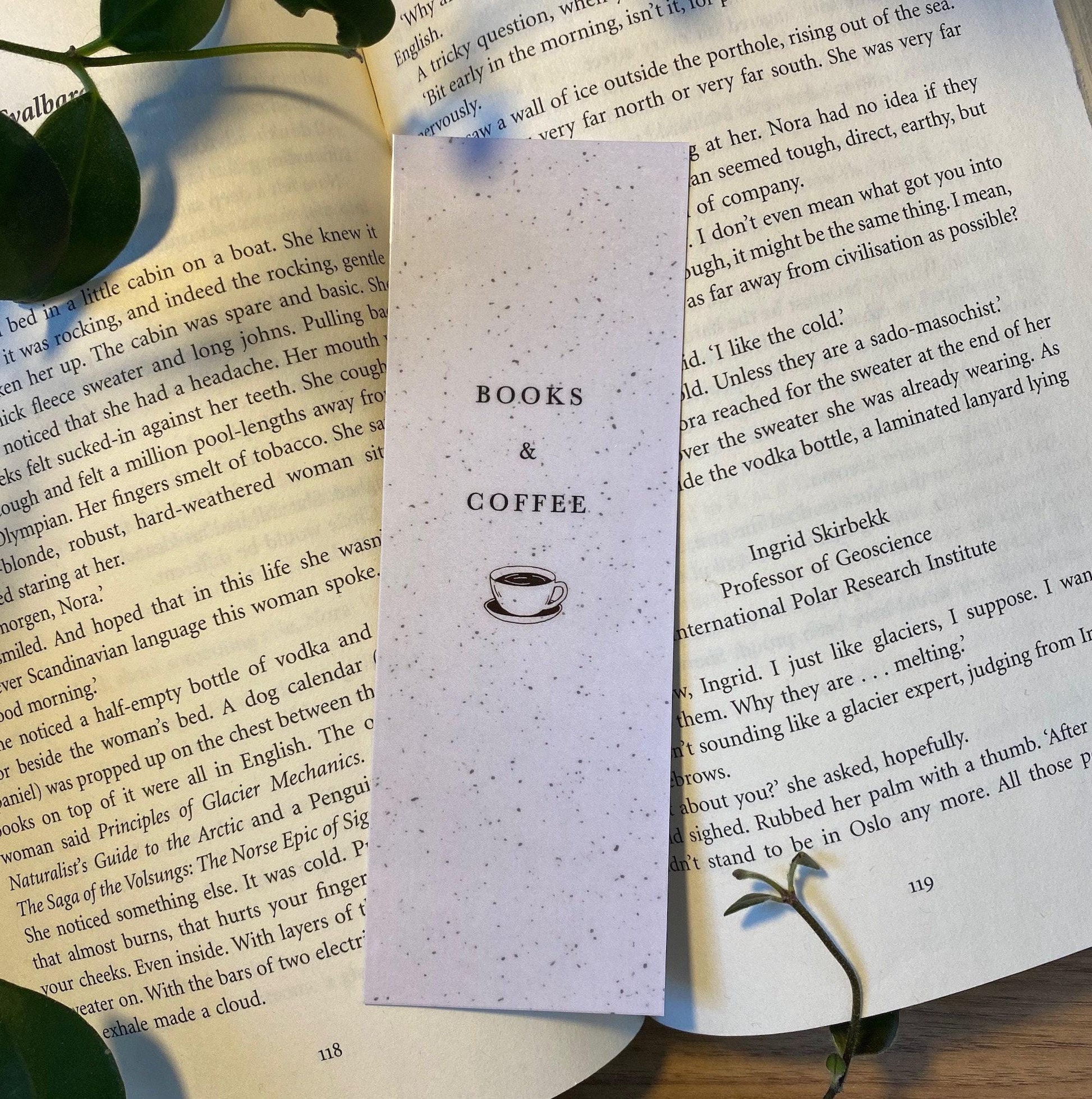 Book Lover Gift Bookmark: Handmade Laminated Cardstock - Funny Literary Design bookmark by Magic & Meaning