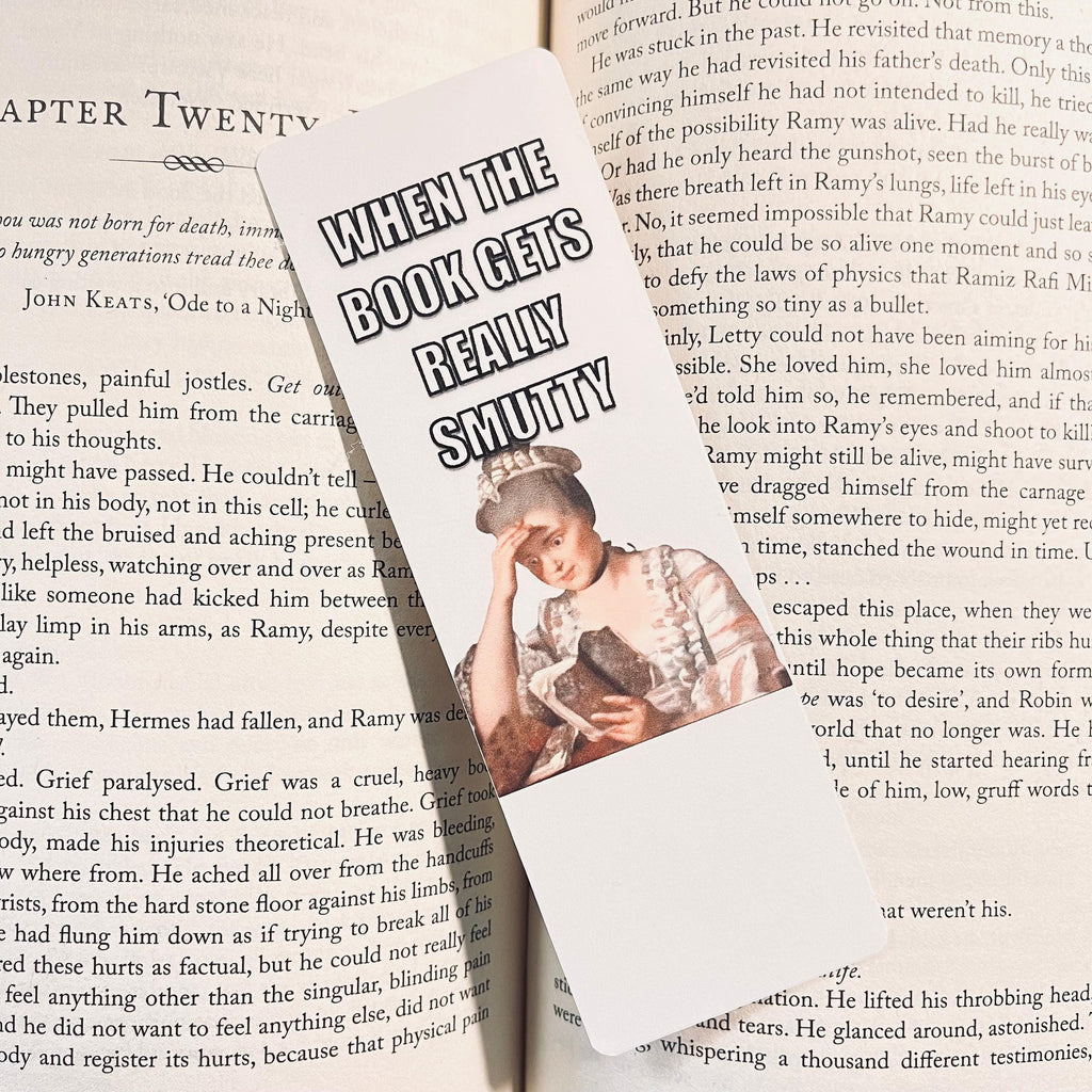 Funny Smut Bookmark: Sarcastic Reading Humor bookmark by Magic & Meaning