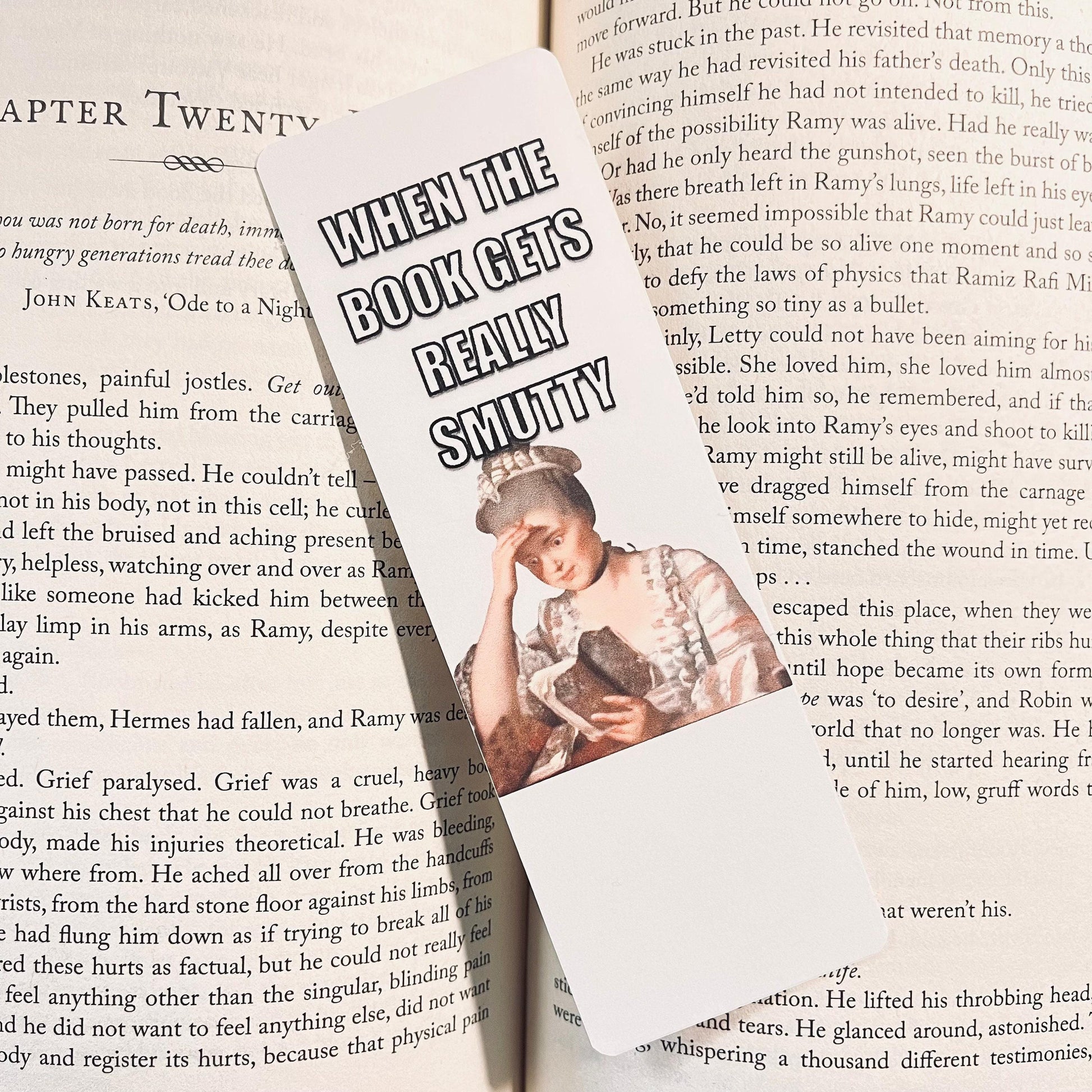 Funny Smut Bookmark: Sarcastic Reading Humor bookmark by Magic & Meaning