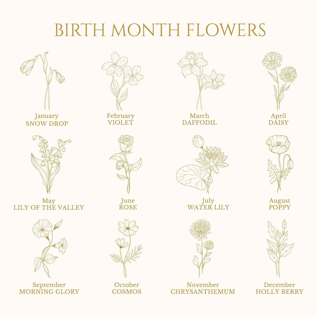 Personalized Bookmark: Birth Flower Design for Book Lovers (Handmade) bookmark by Magic & Meaning