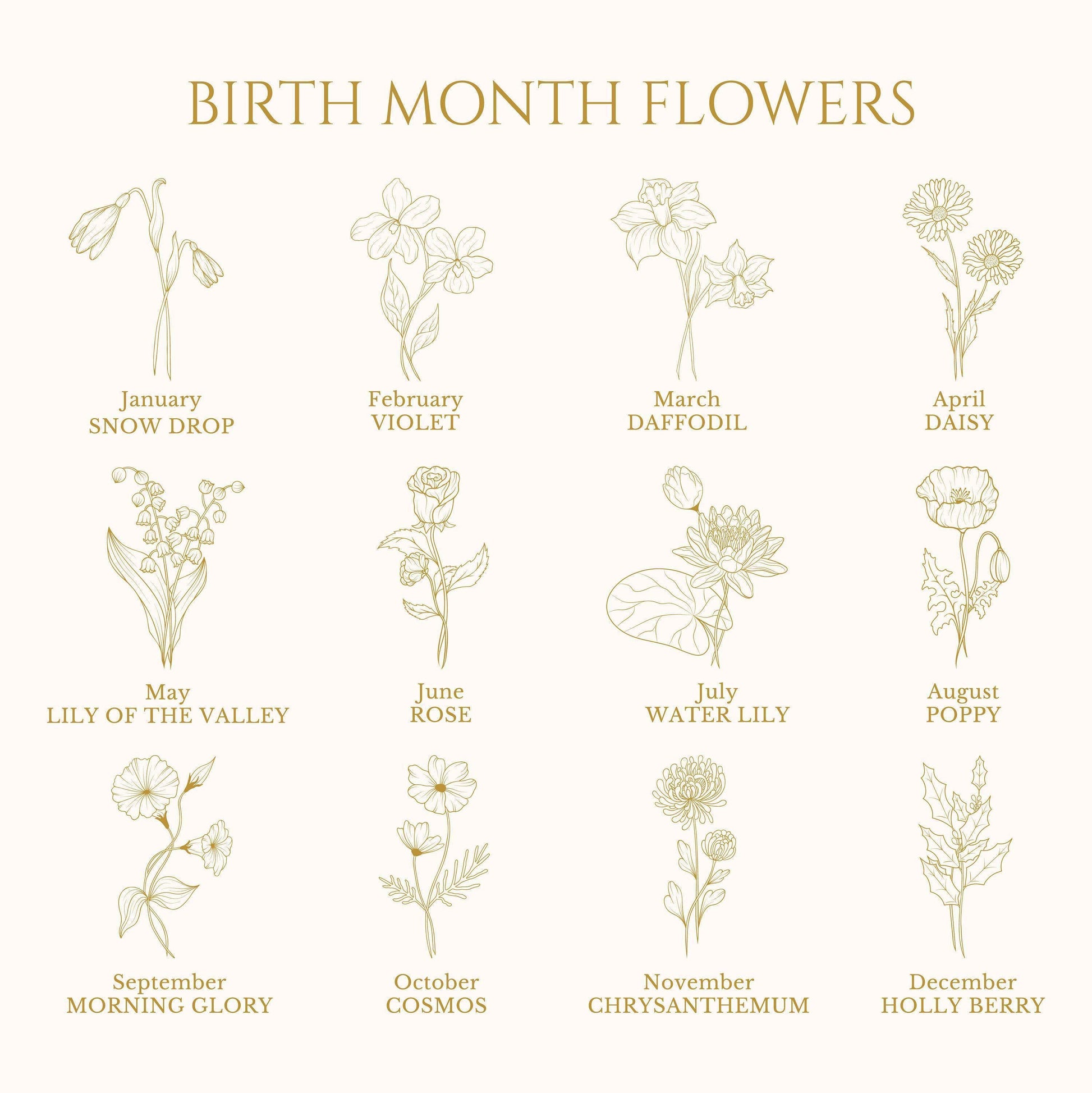 Personalized Bookmark: Birth Flower Design for Book Lovers (Handmade) bookmark by Magic & Meaning