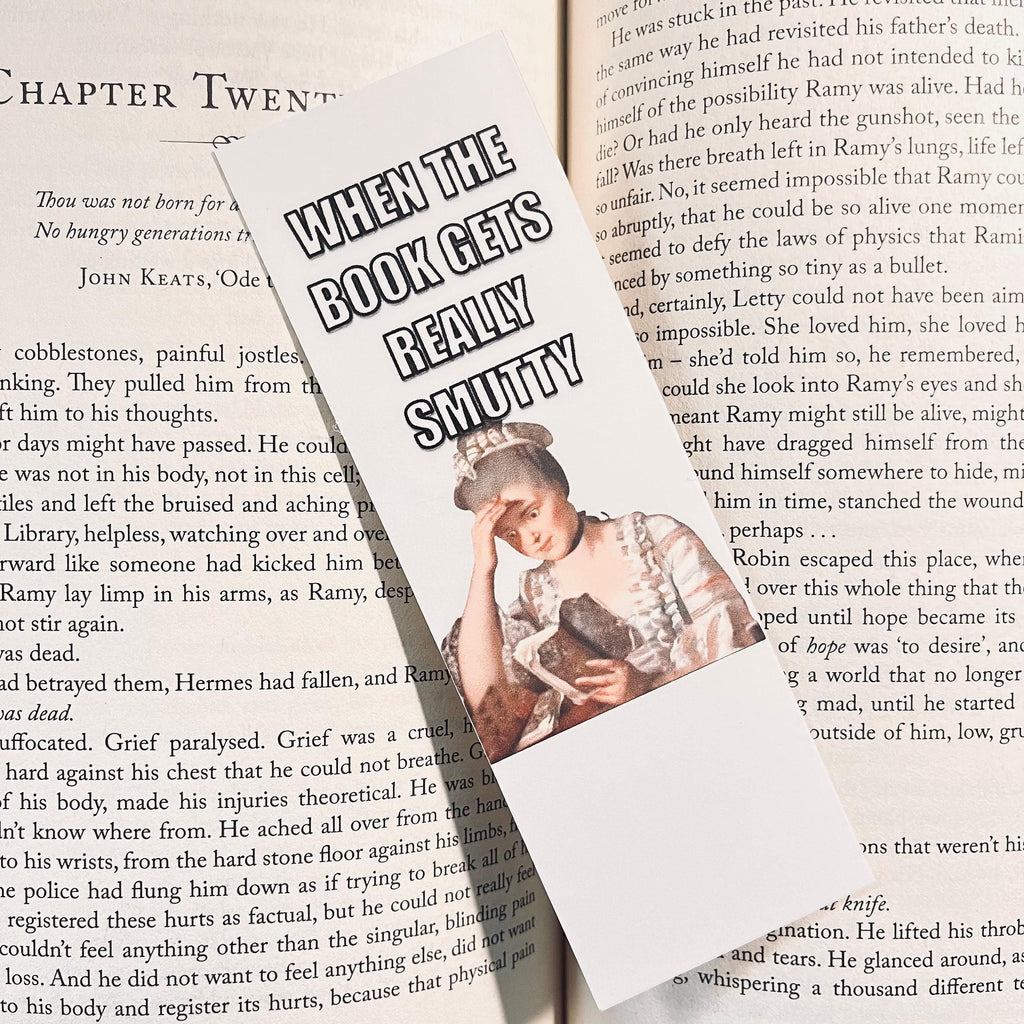 Funny Smut Bookmark: Sarcastic Reading Humor bookmark by Magic & Meaning