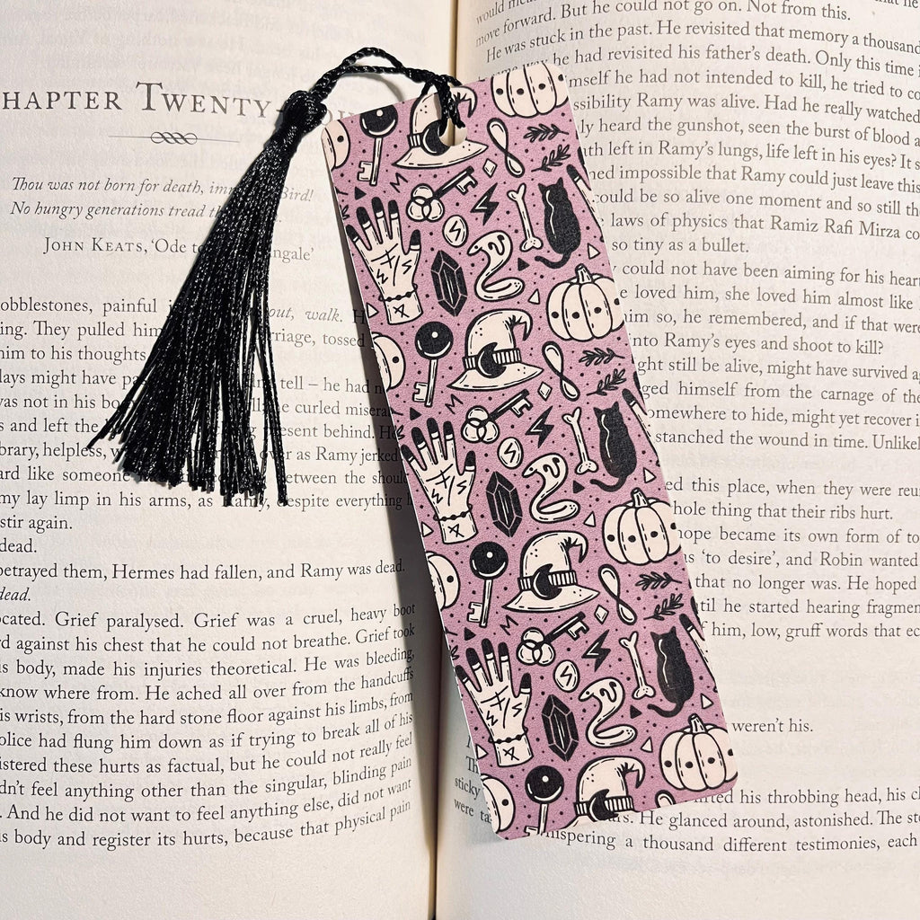 Mystic Gothic Bookmark - Handmade, Laminated bookmark by Magic & Meaning