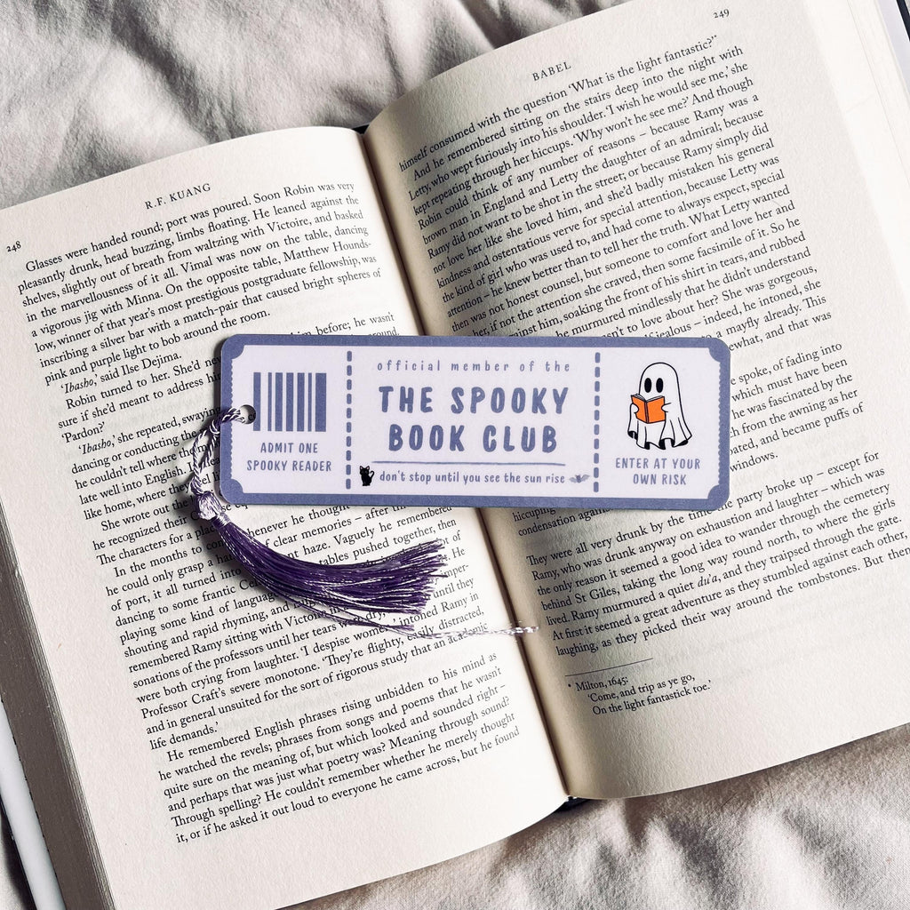 Halloween Bookmark: Spooky Book Club Design - Funny Reader Gift bookmark by Magic & Meaning