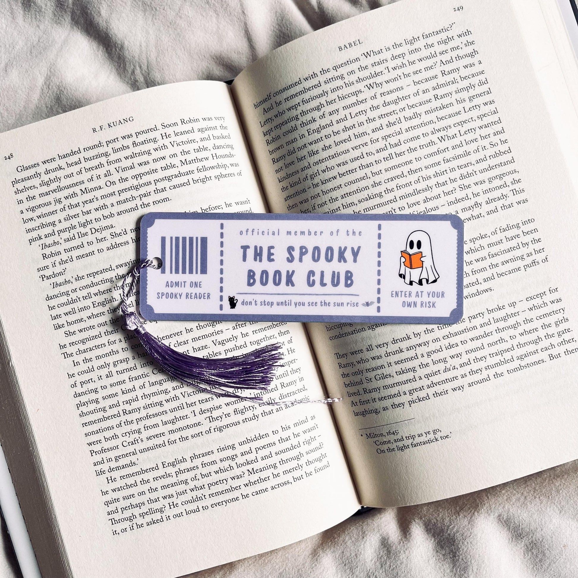 Halloween Bookmark: Spooky Book Club Design - Funny Reader Gift bookmark by Magic & Meaning
