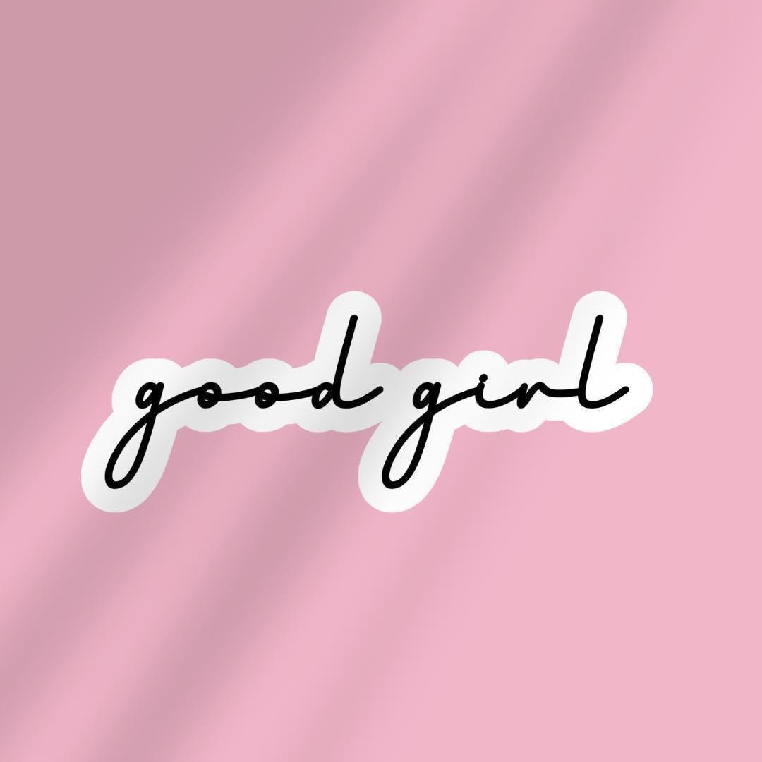 Good Girl Smut Kindle Sticker: Book Lover Laptop Decal sticker by Magic & Meaning