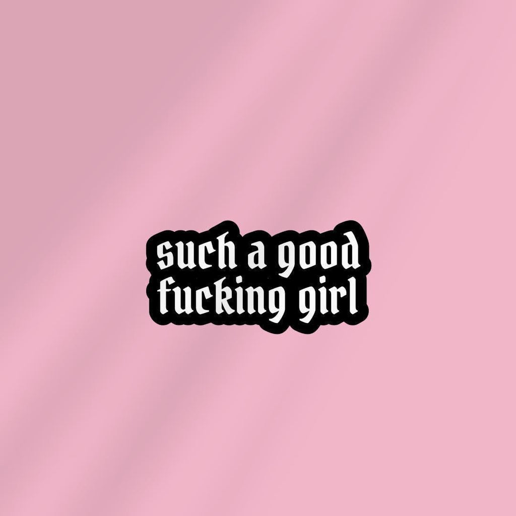 Such A Good Girl Kindle Sticker: Book Lover Laptop Decal sticker by Magic & Meaning