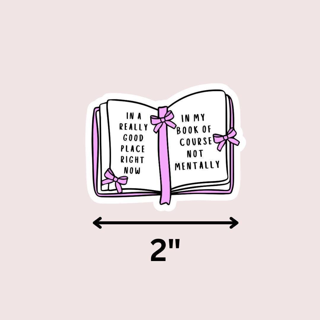 Funny "In A Really Good Place Right Now" Kindle Sticker: sticker by Magic & Meaning