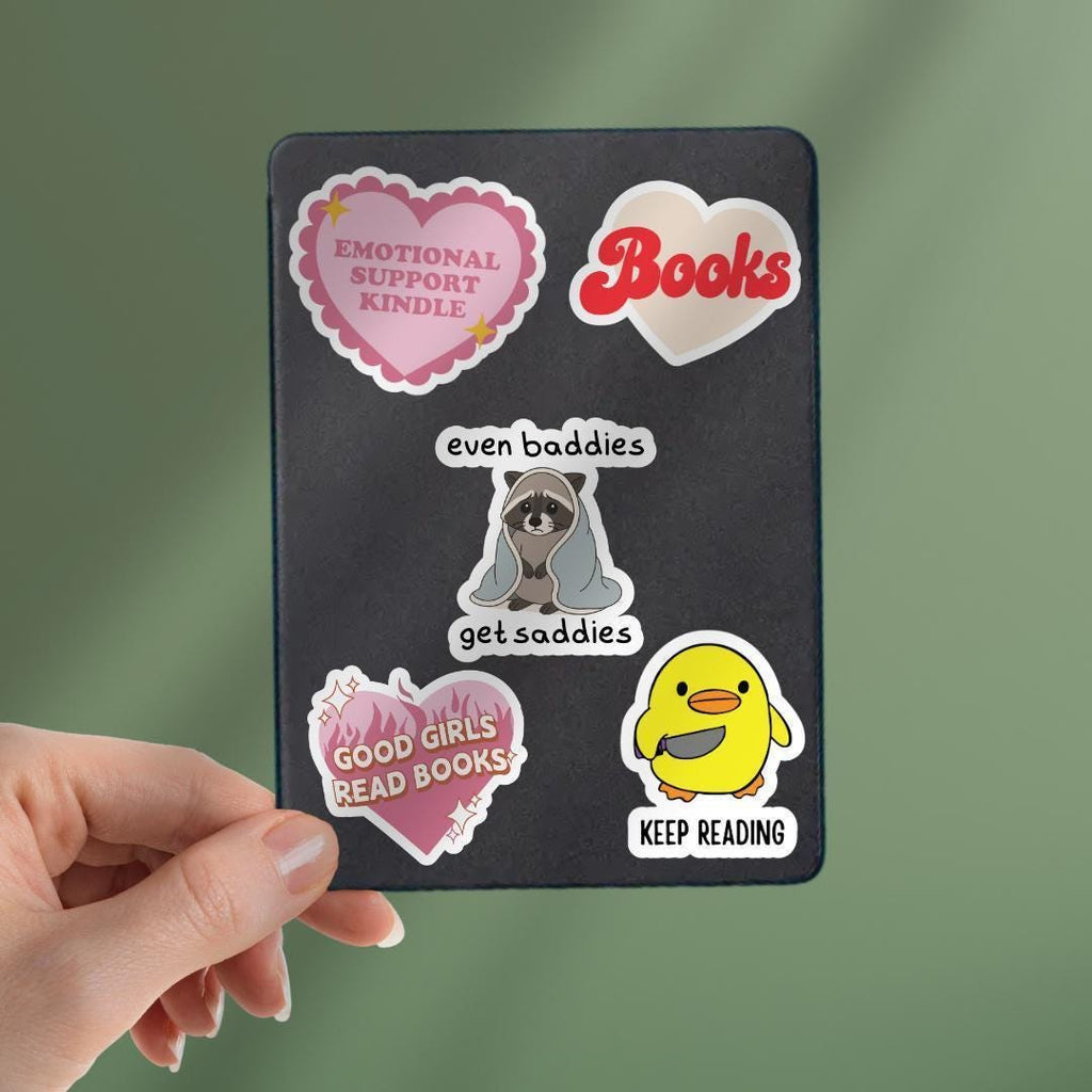 Funny 'Even Baddies Get Saddies' Meme Sticker - Water Bottle & Laptop Decal sticker by Magic & Meaning