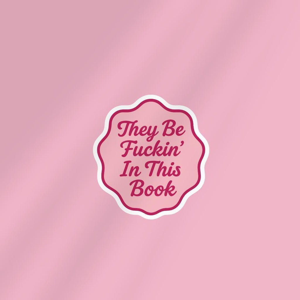 Spicy Smut Book Kindle Sticker: Book Lover Laptop Decal sticker by Magic & Meaning