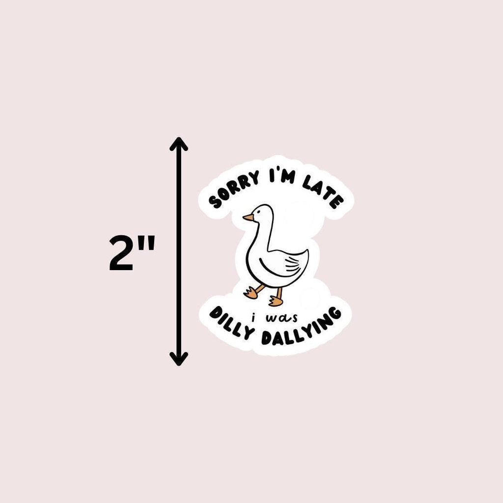 Funny Goose Meme Kindle Sticker: Glossy Vinyl Decal sticker by Magic & Meaning