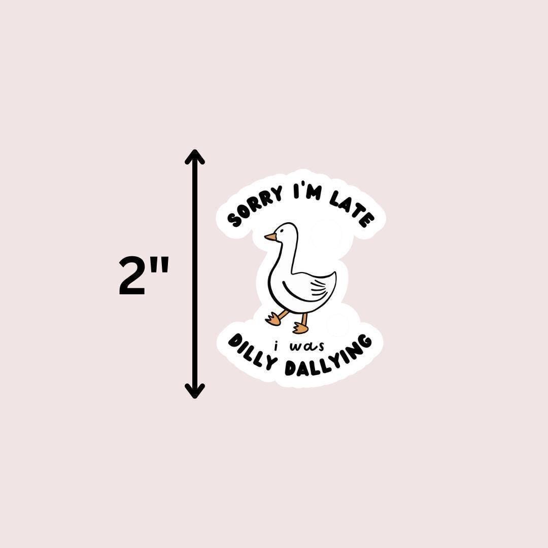 Funny Goose Meme Kindle Sticker: Glossy Vinyl Decal sticker by Magic & Meaning