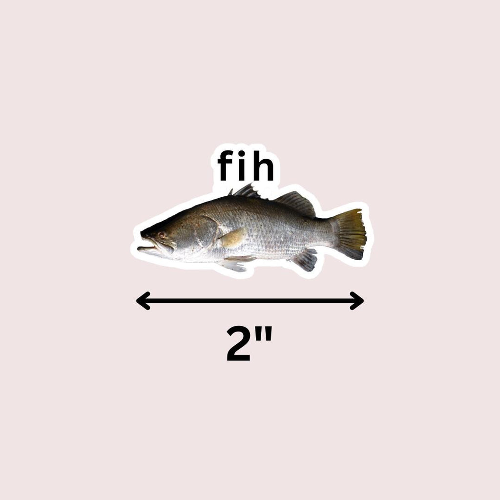 Fih Fish Meme Sticker: Funny Vinyl Decal sticker by Magic & Meaning