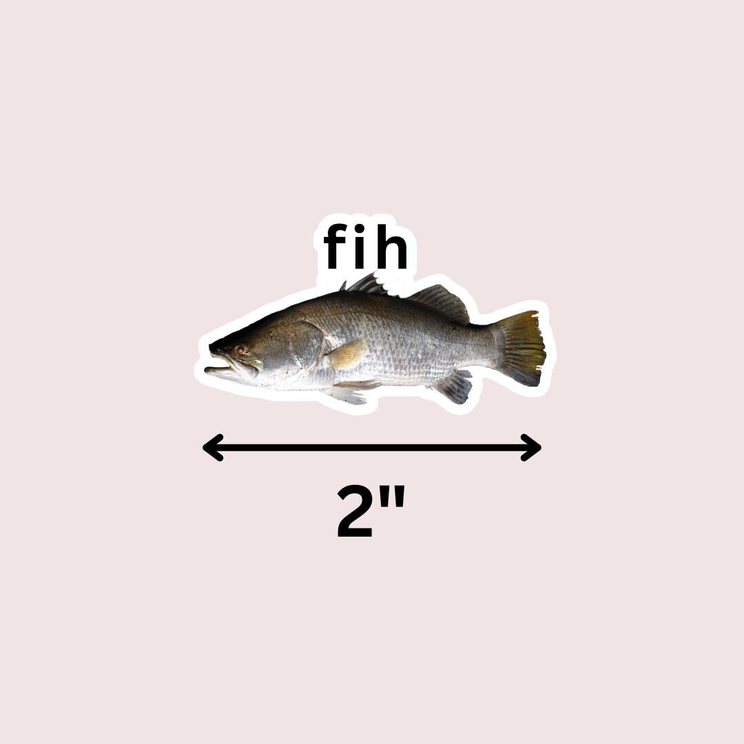 Fih Fish Meme Sticker: Funny Vinyl Decal sticker by Magic & Meaning