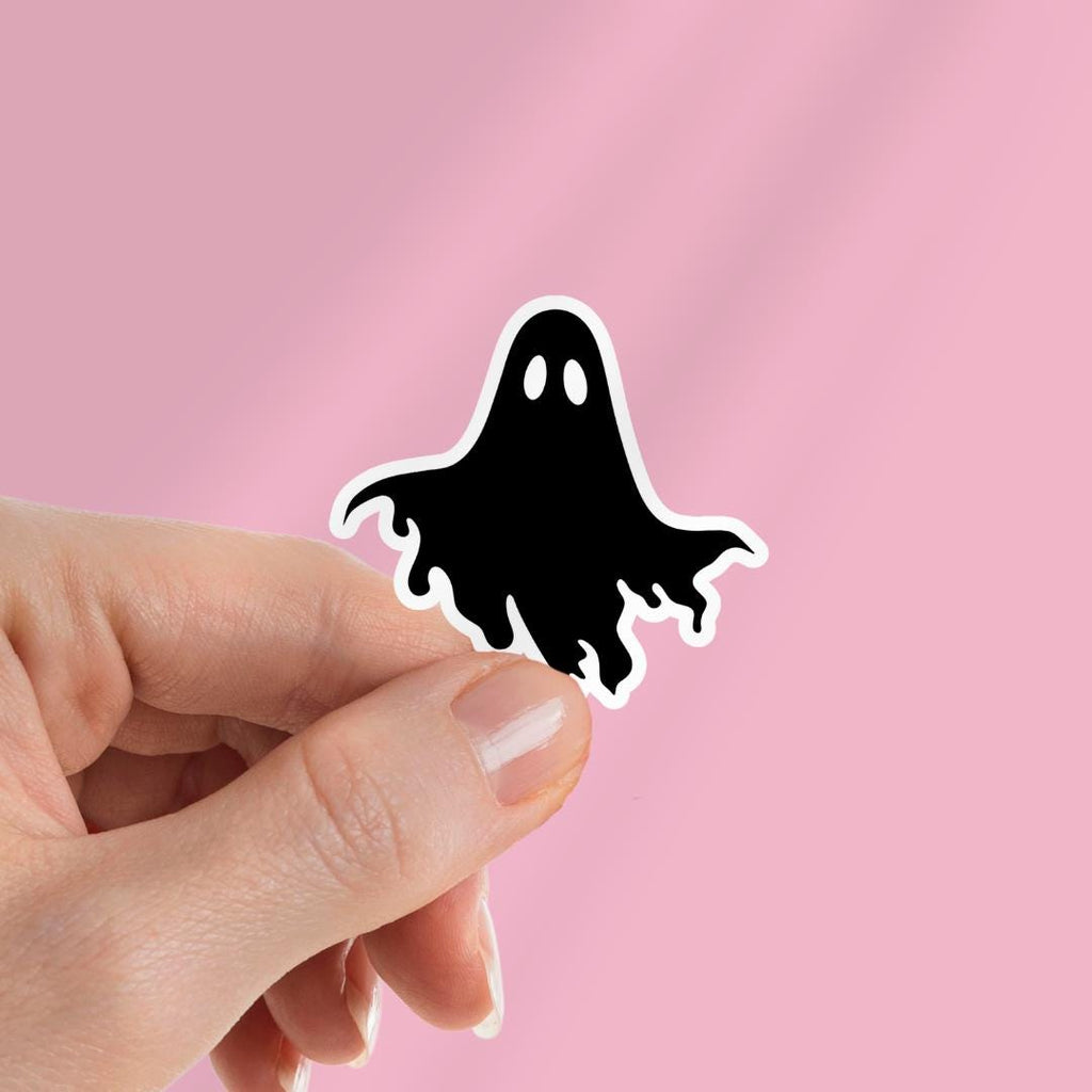 Goth Ghost Kindle Sticker: Halloween Sticker sticker by Magic & Meaning