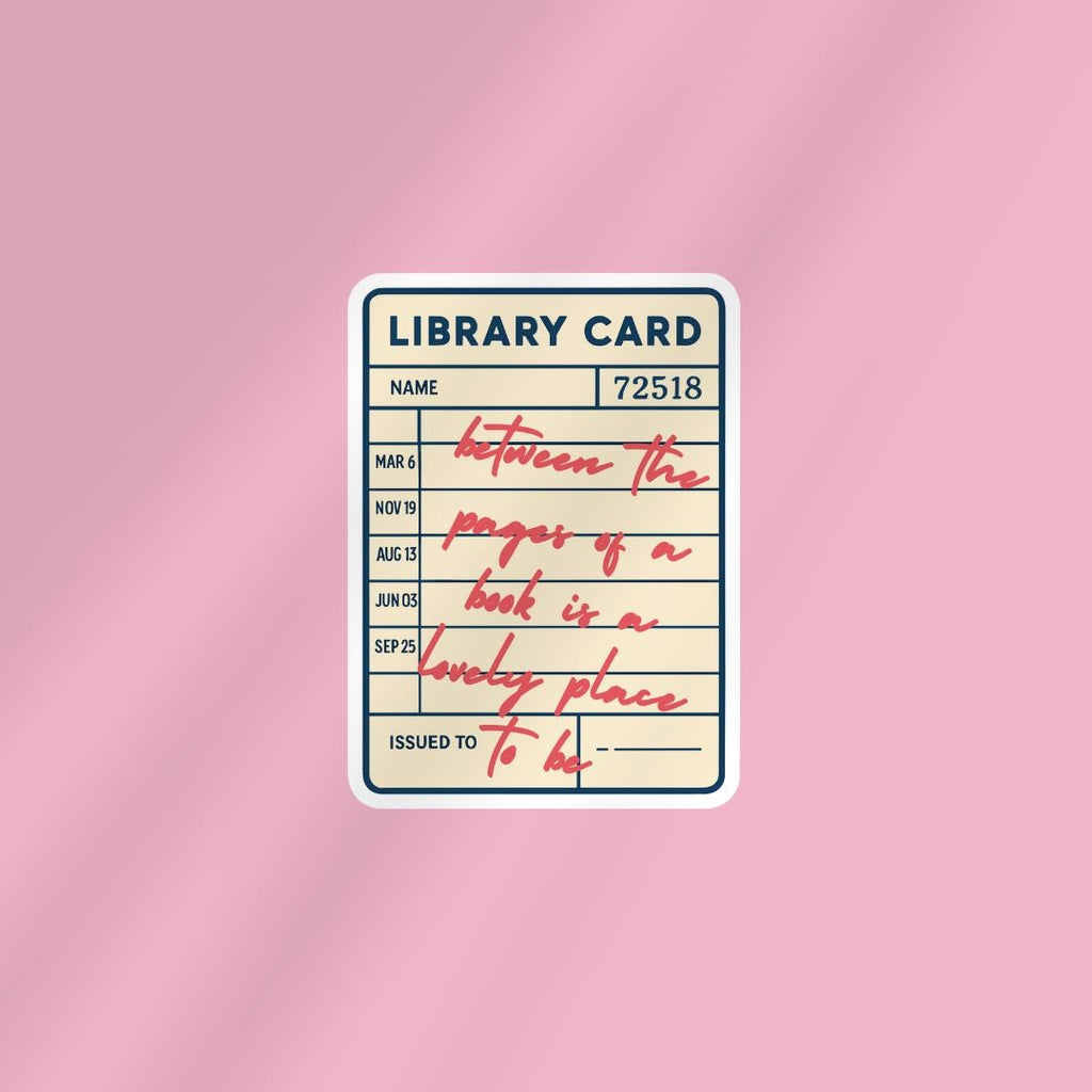 Book Quote Kindle Sticker: Weatherproof Vinyl Reader Gift sticker by Magic & Meaning