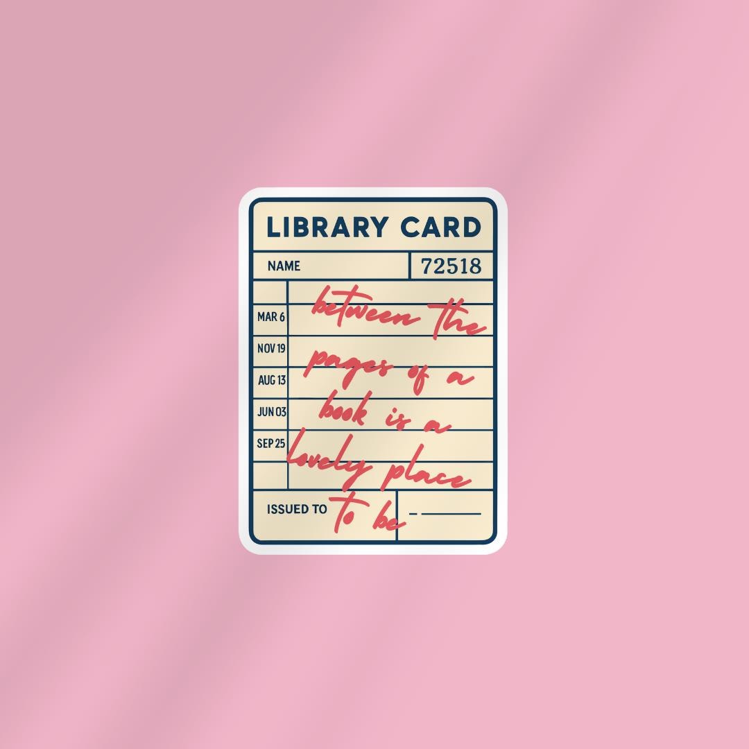 Book Quote Kindle Sticker: Weatherproof Vinyl Reader Gift sticker by Magic & Meaning