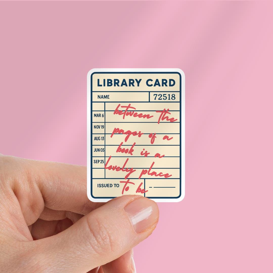 Book Quote Kindle Sticker: Weatherproof Vinyl Reader Gift sticker by Magic & Meaning