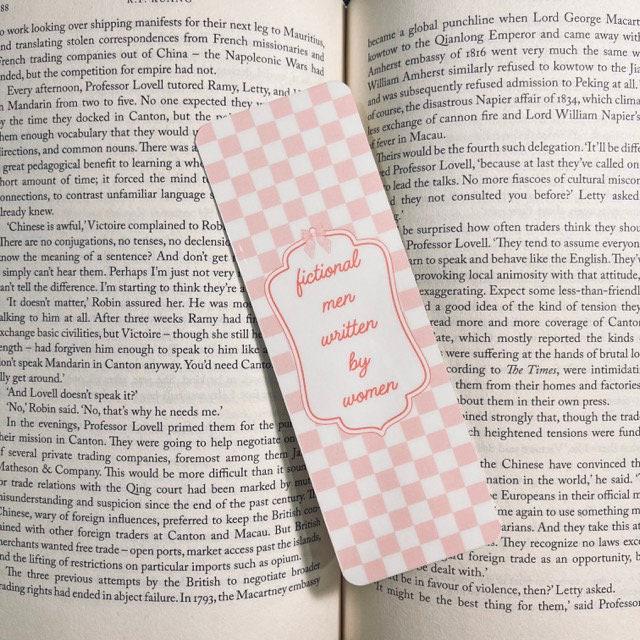Girly Fiction Bookmark - Cute, Funny bookmark by Magic & Meaning