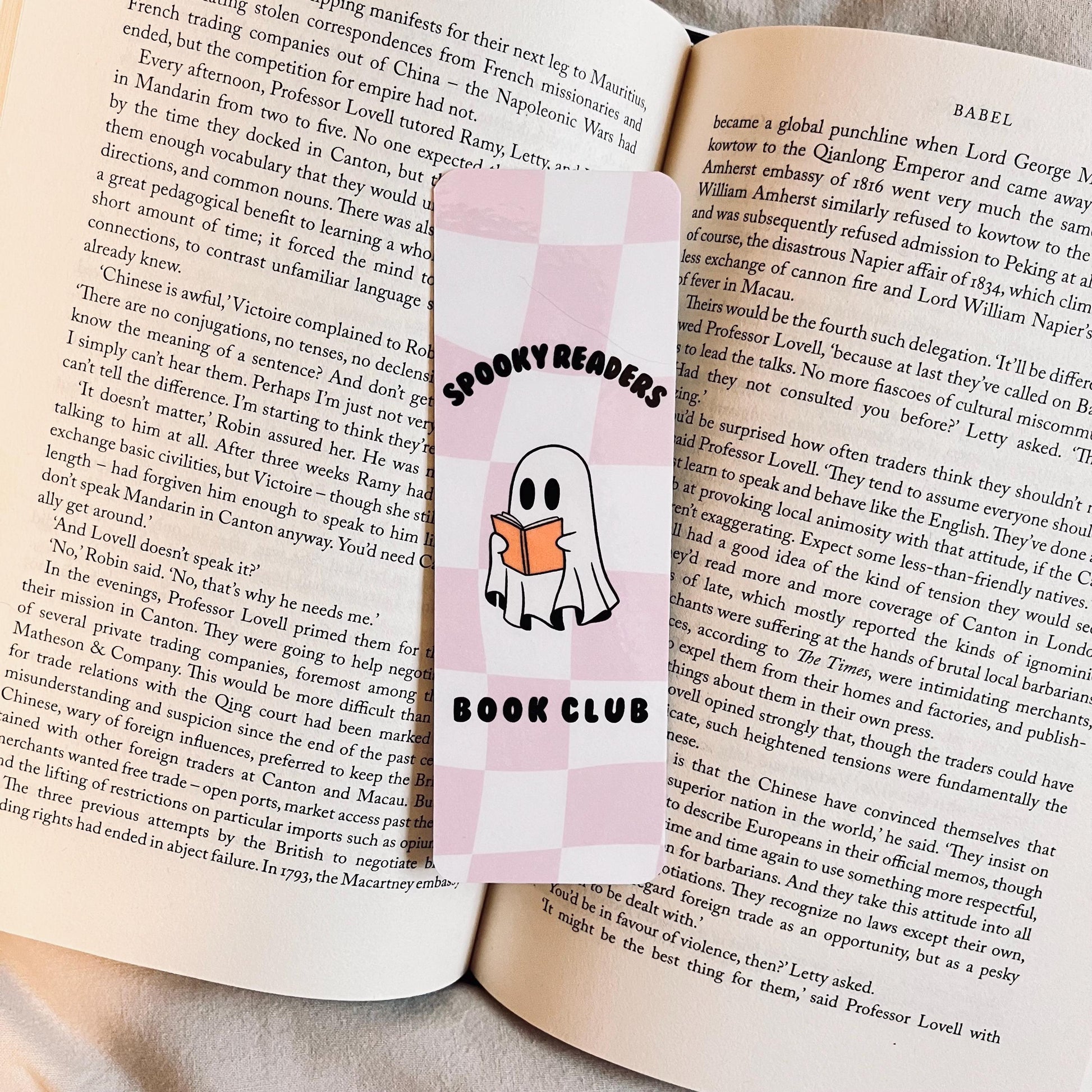 Sassy Halloween Bookmark - Cute Fall Design, Reading Humor bookmark by Magic & Meaning
