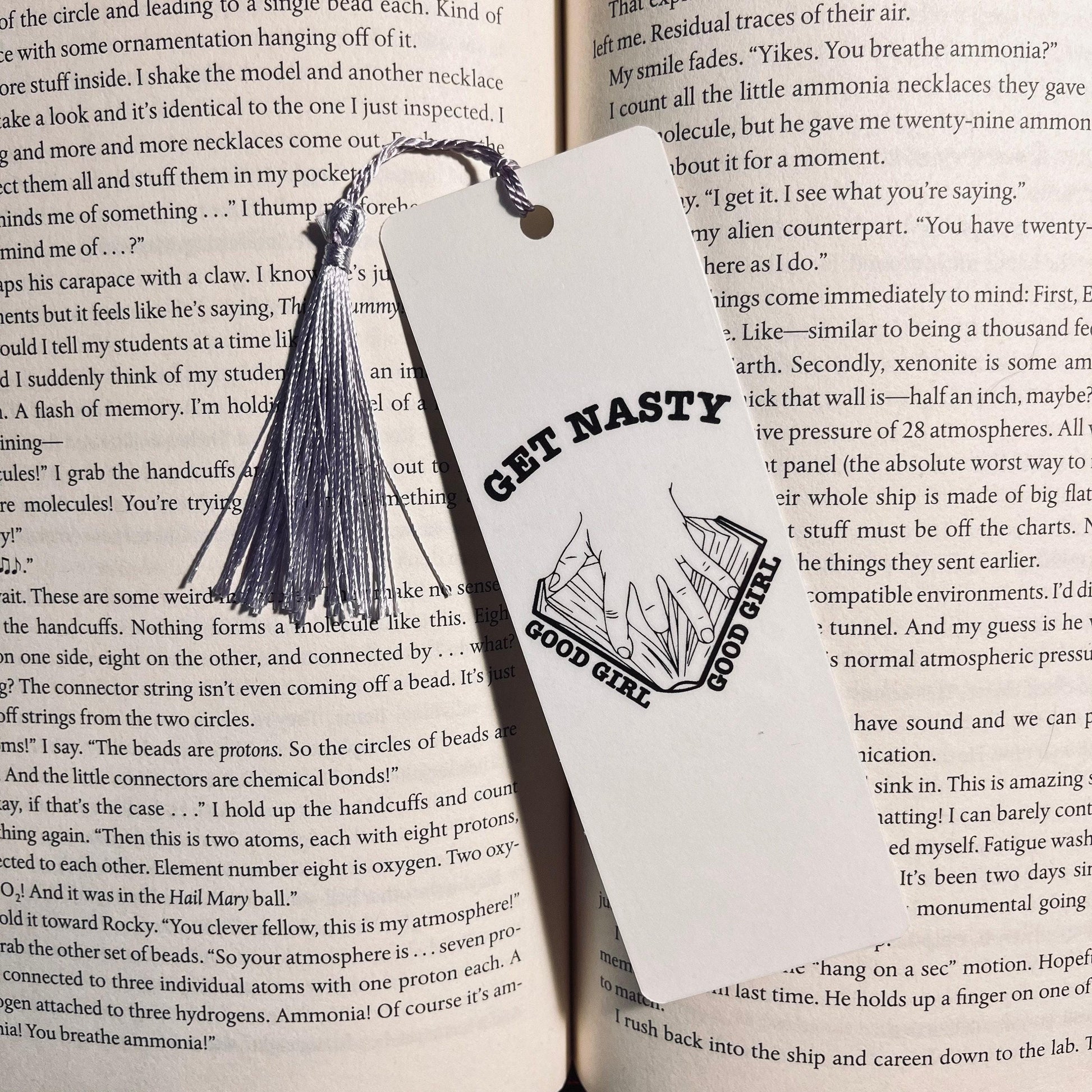 Sassy Book Lover Gift: Funny Bookmark with Adult Humor (Laminated) bookmark by Magic & Meaning