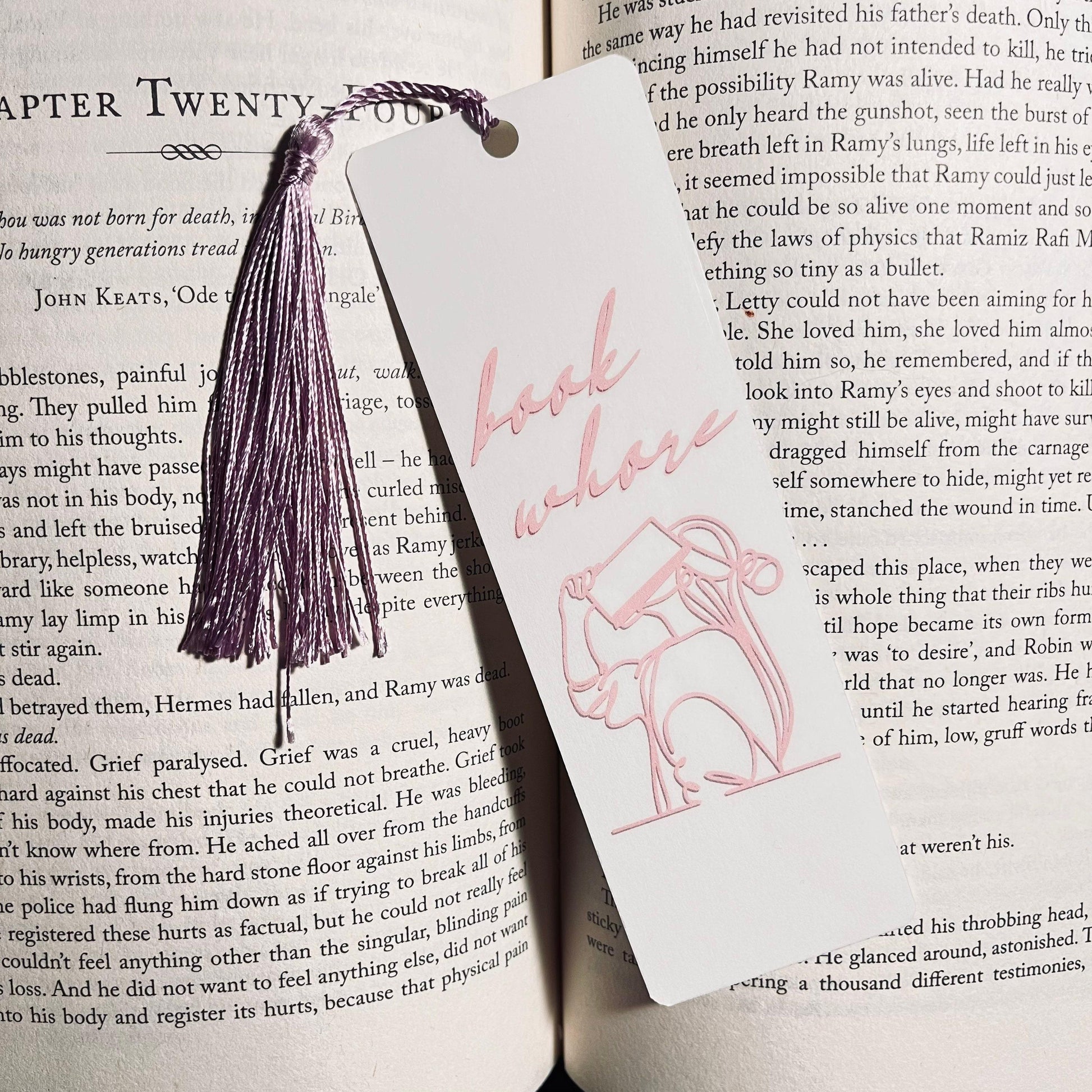 Smut Bookmark: Funny Reading Humor (Handmade, Laminated) bookmark by Magic & Meaning