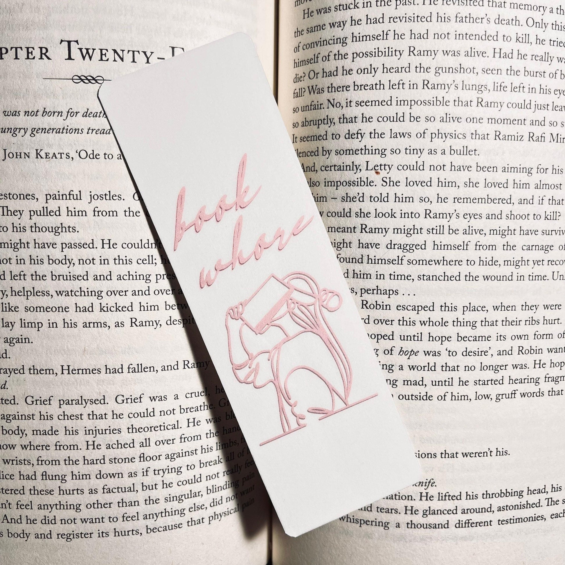 Smut Bookmark: Funny Reading Humor (Handmade, Laminated) bookmark by Magic & Meaning