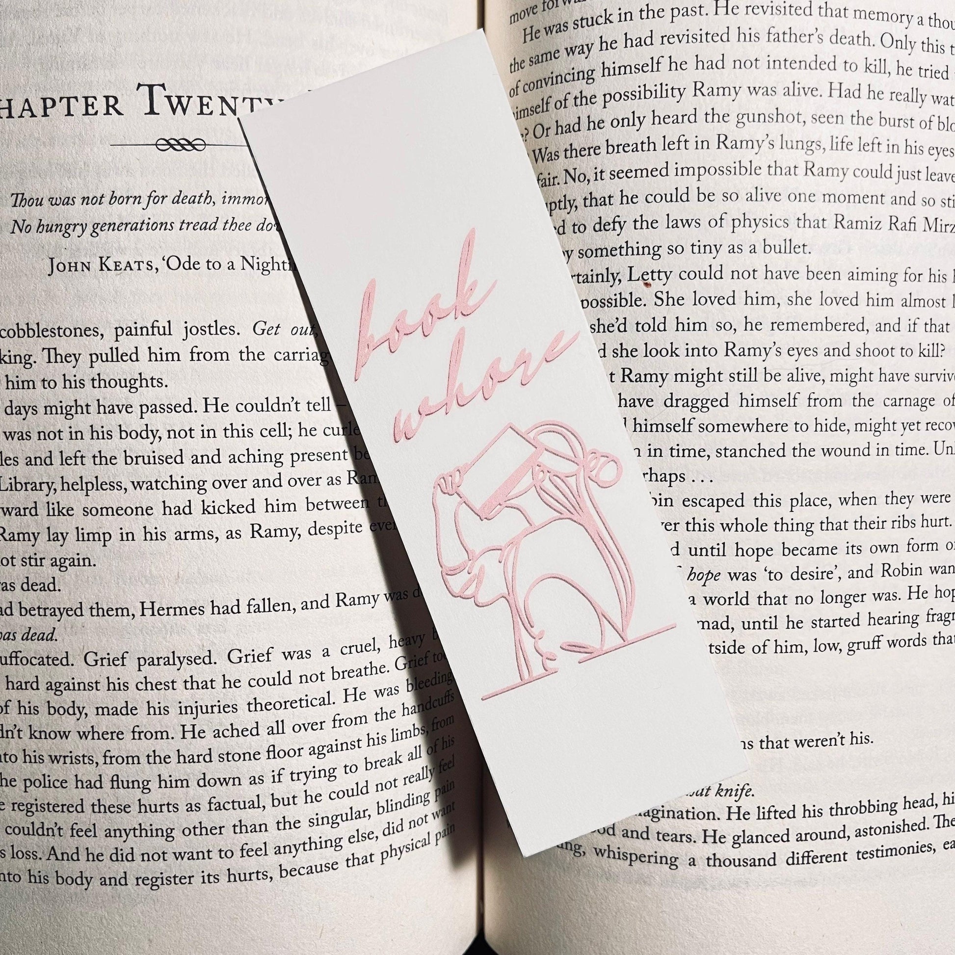Smut Bookmark: Funny Reading Humor (Handmade, Laminated) bookmark by Magic & Meaning
