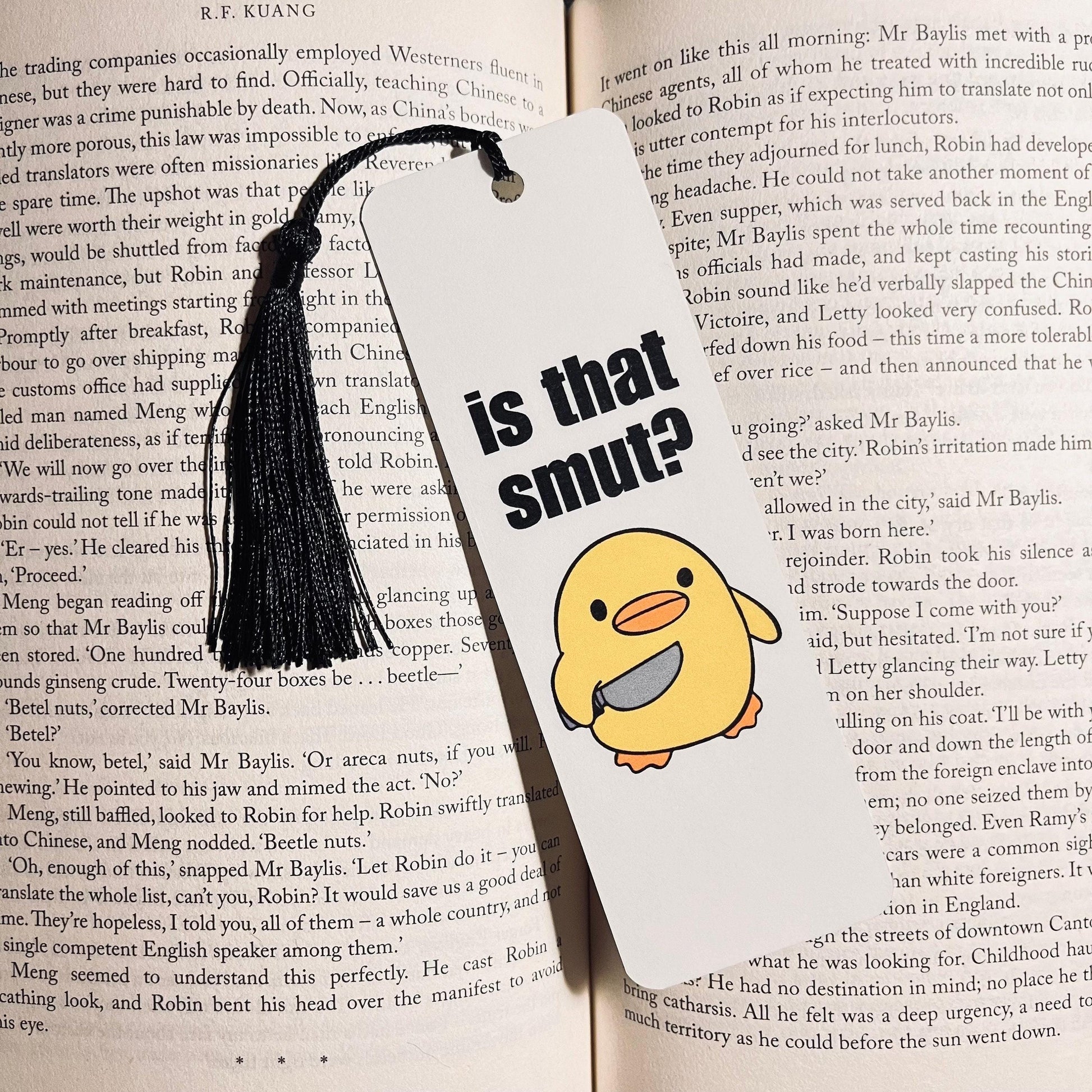 Smut Duck Bookmark - Cute Sarcastic bookmark by Magic & Meaning