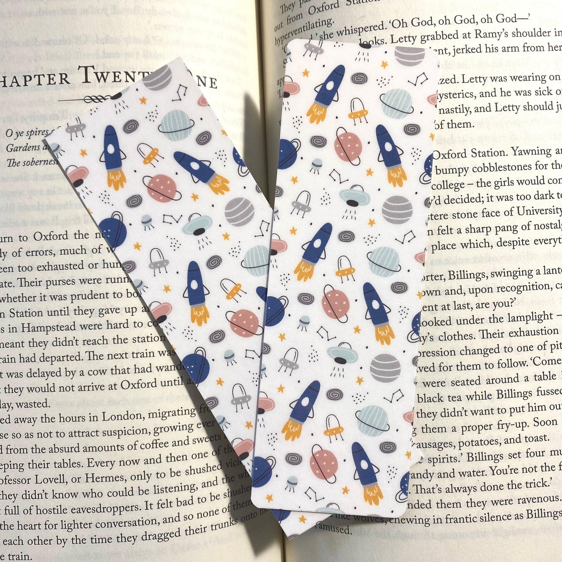 Outer Space Bookmark: Fun Kids Book Lover Gift (Handmade) bookmark by Magic & Meaning