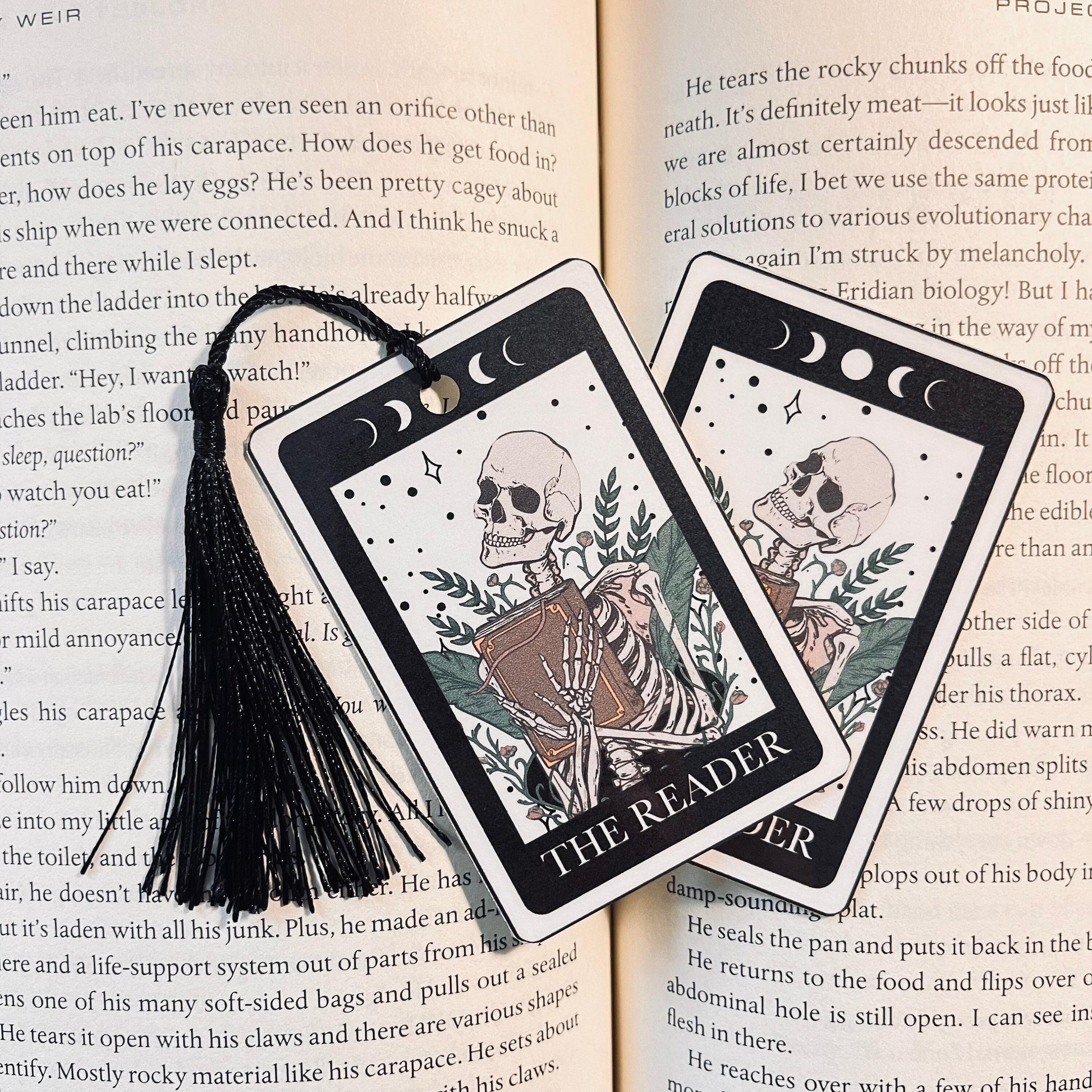 Tarot Card Bookmark: Gothic Style - Book Lover Gift Idea bookmark by Magic & Meaning