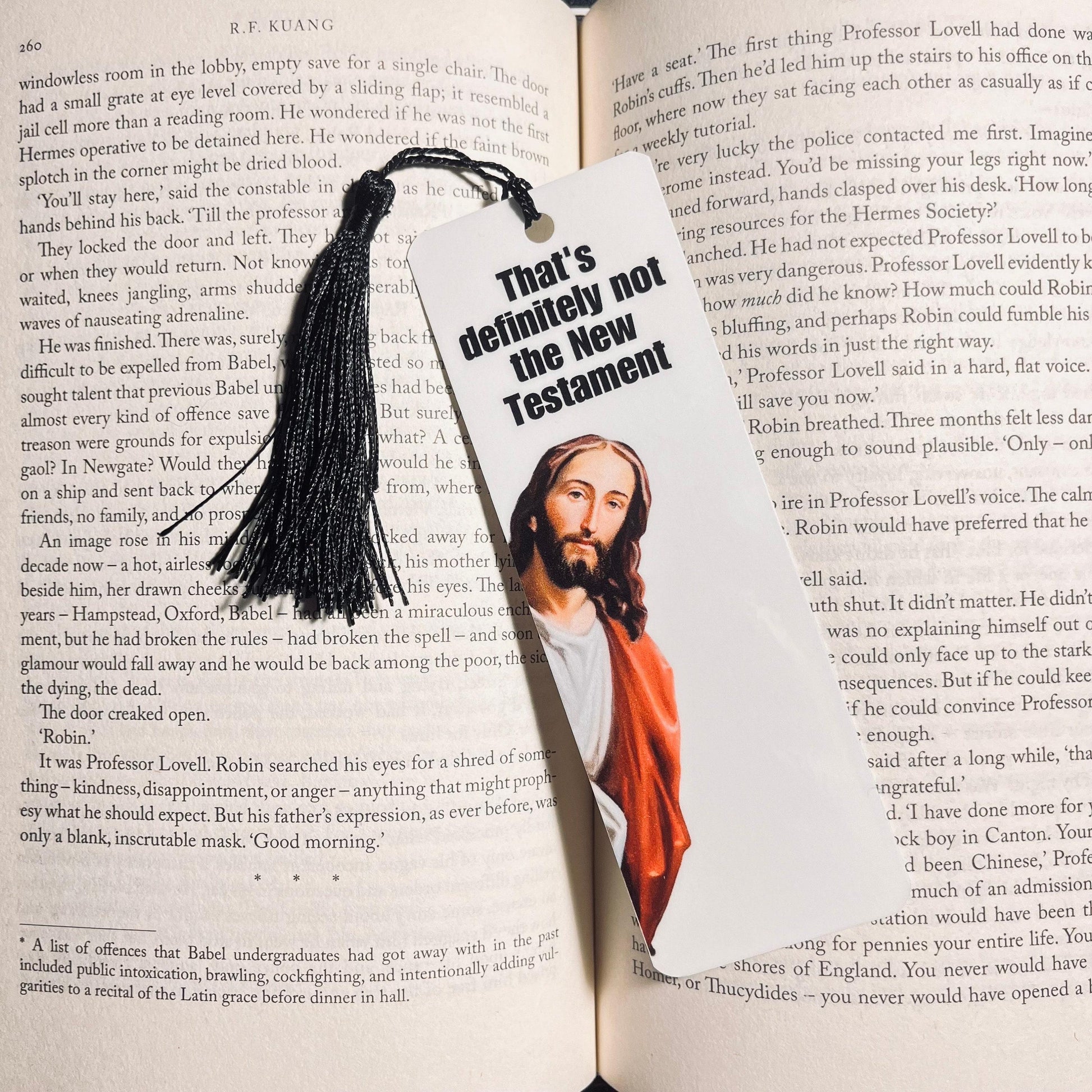 Funny Bookmark: Smut Jesus Design - Quirky bookmark by Magic & Meaning