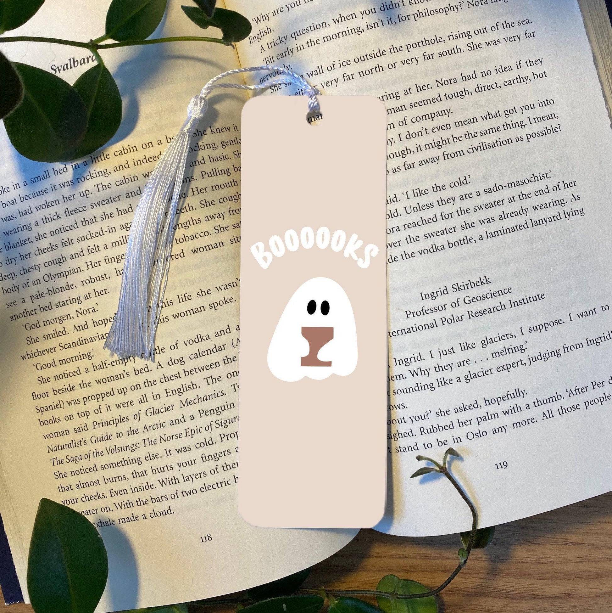 Cute Ghost Halloween Bookmark bookmark by Magic & Meaning