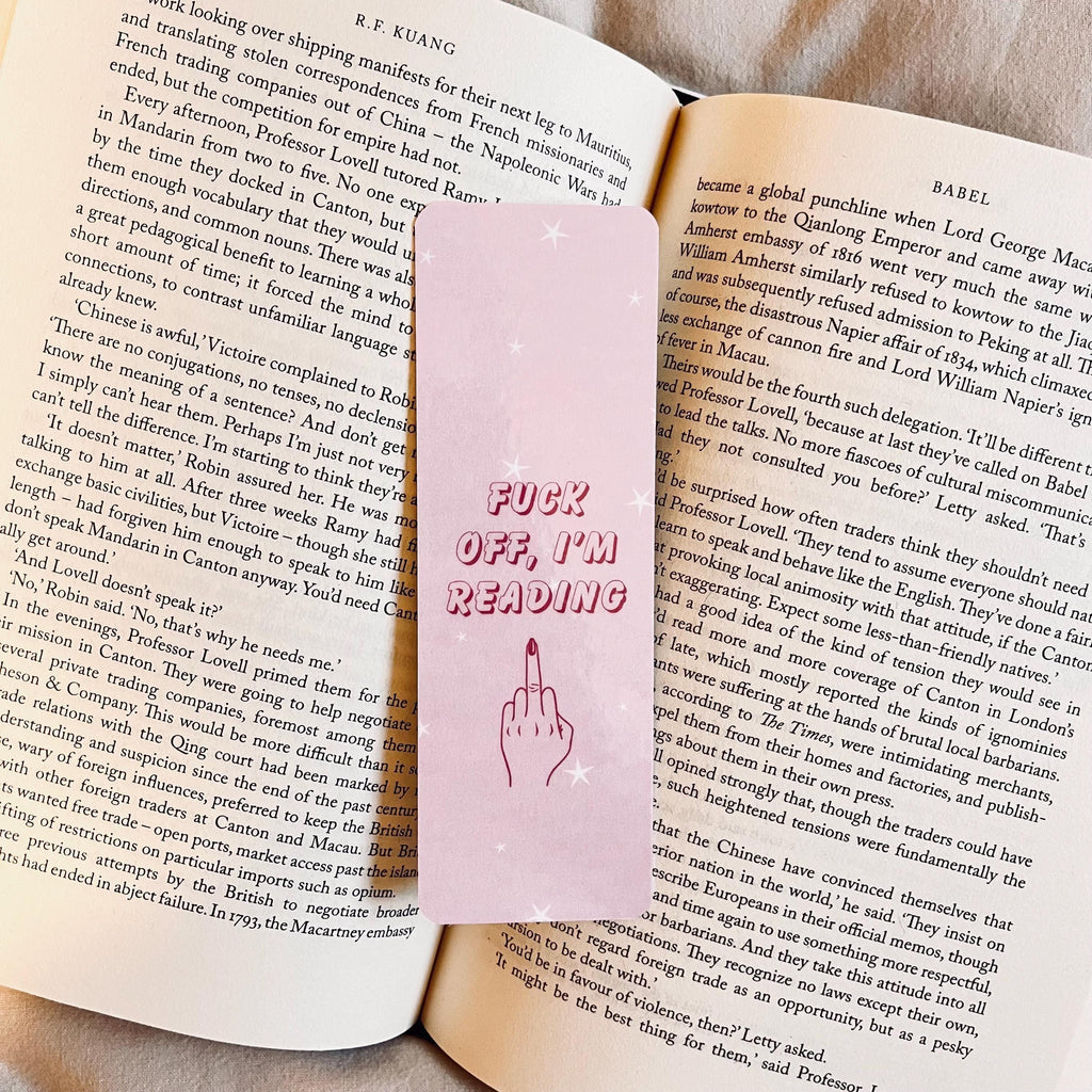 Funny Bookmark: Pink Sassy Quote bookmark by Magic & Meaning