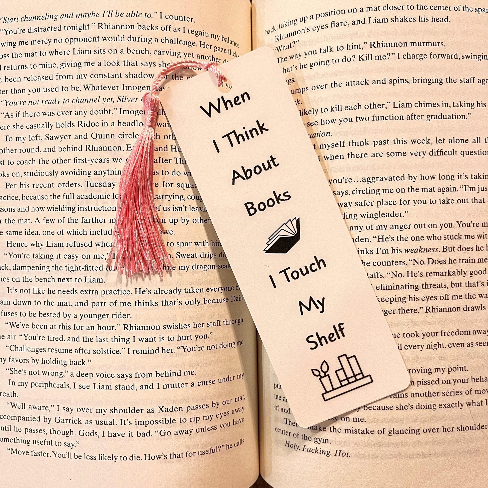 Funny Book Lover Bookmark: Sarcastic Quote, Reading Humor bookmark by Magic & Meaning