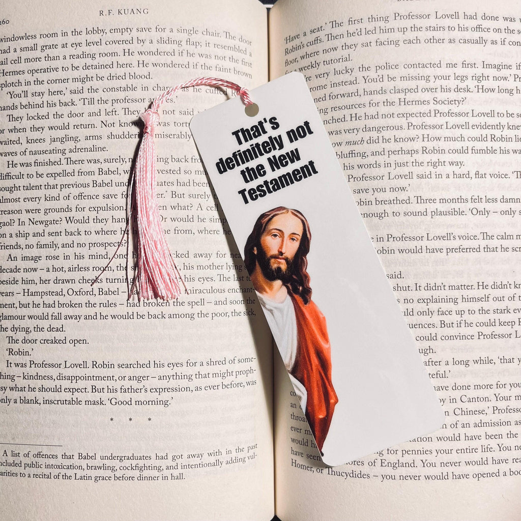Funny Bookmark: Smut Jesus Design - Quirky bookmark by Magic & Meaning