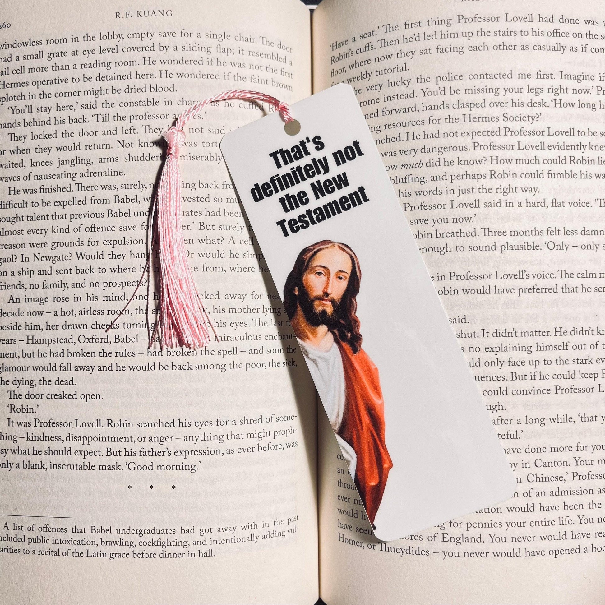 Funny Bookmark: Smut Jesus Design - Quirky bookmark by Magic & Meaning