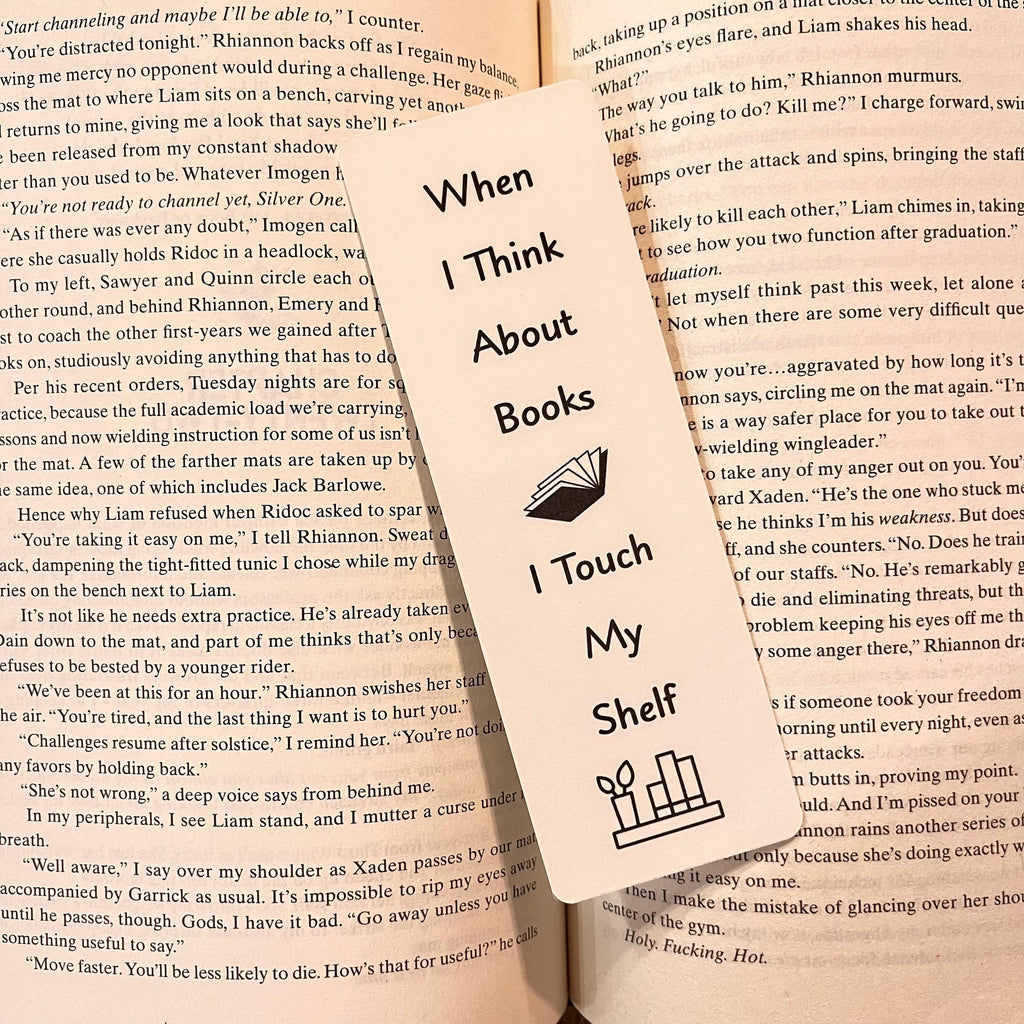 Funny Book Lover Bookmark: Sarcastic Quote, Reading Humor bookmark by Magic & Meaning