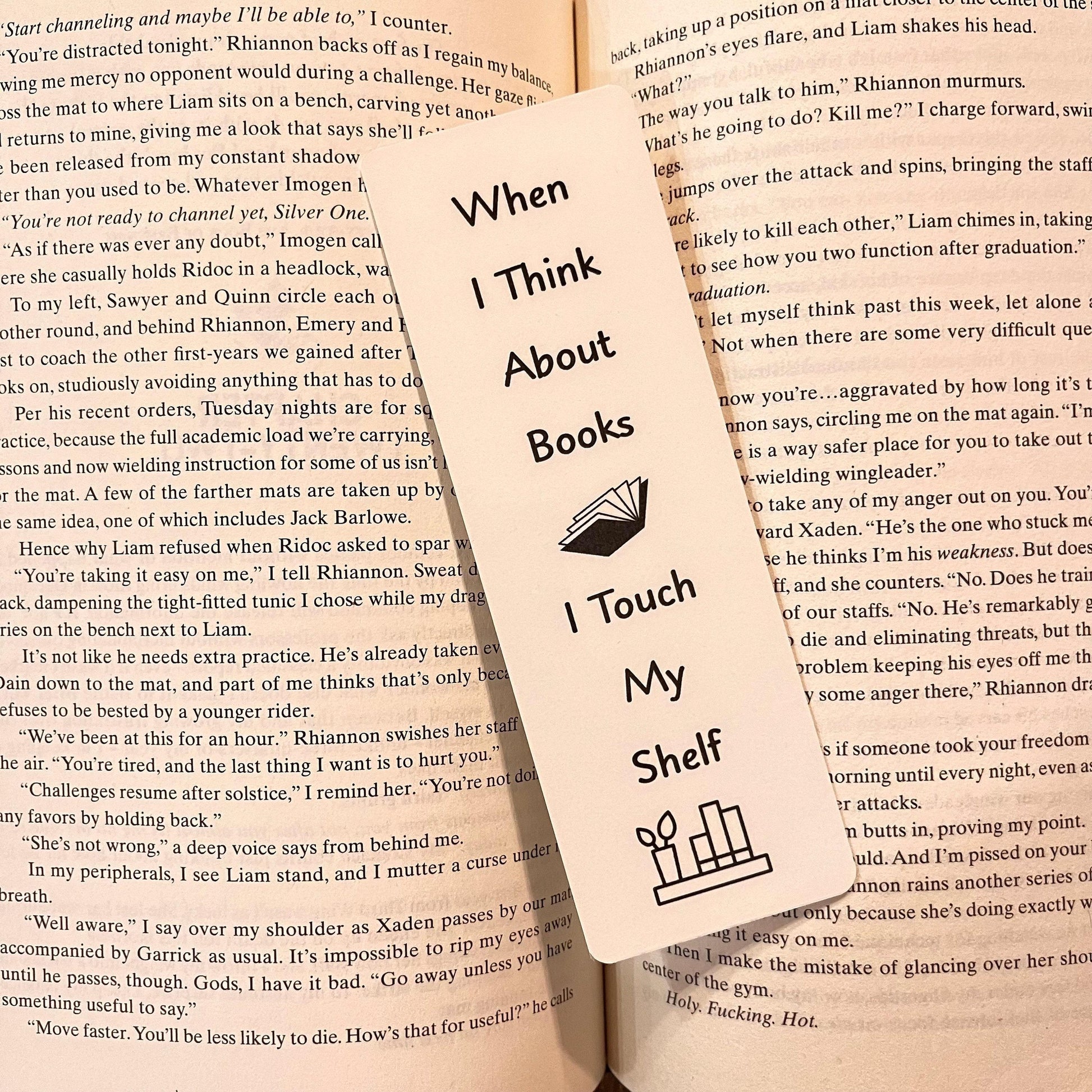 Funny Book Lover Bookmark: Sarcastic Quote, Reading Humor bookmark by Magic & Meaning